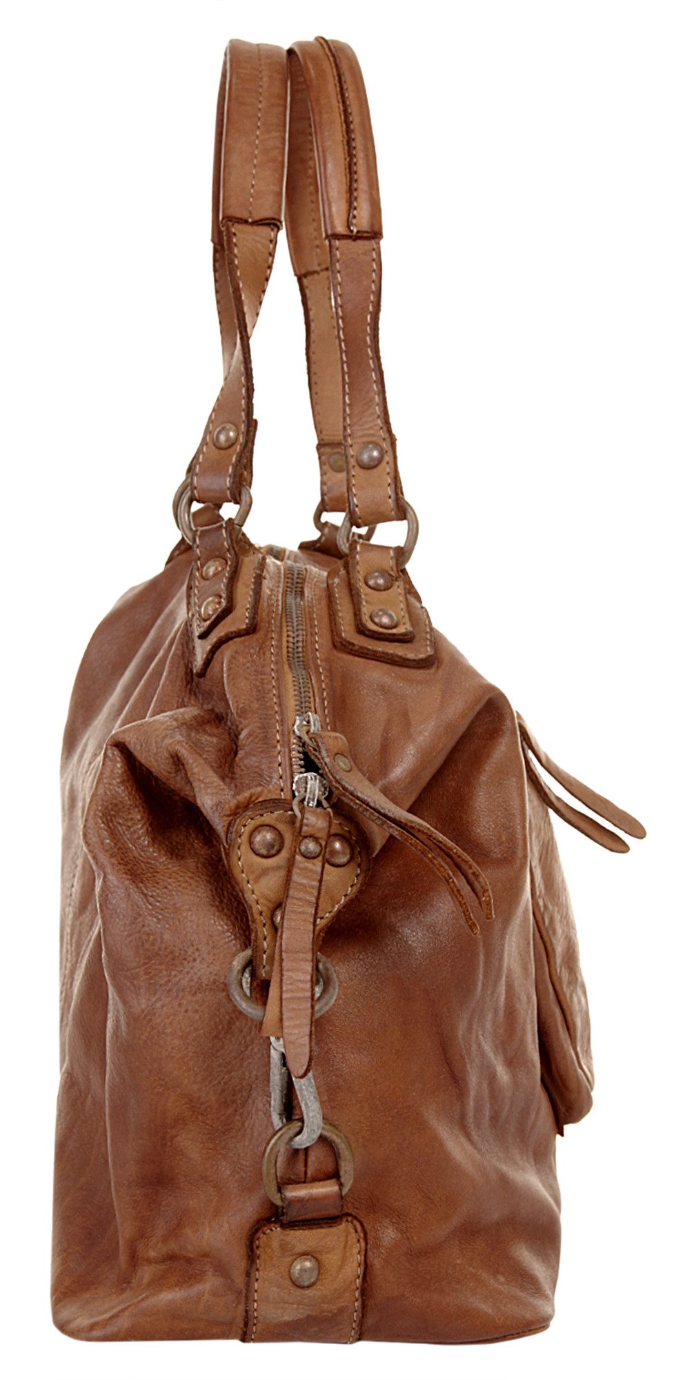 X-Zone Shopper echt leer, made in italy