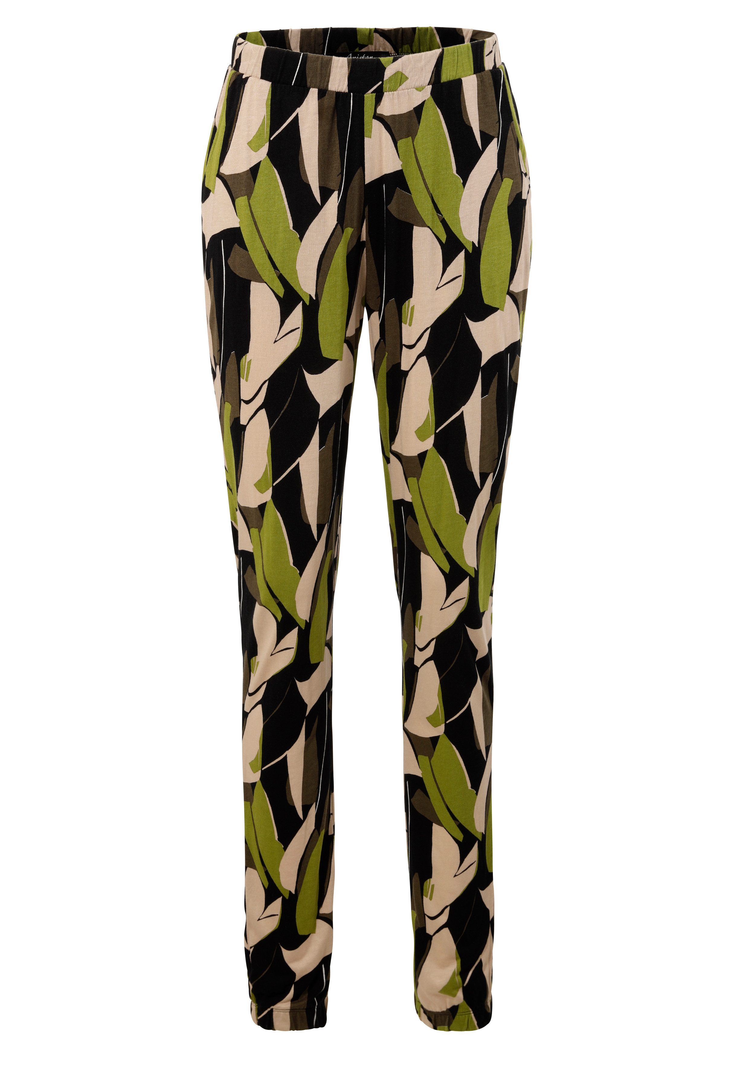 Aniston SELECTED Comfortbroek met trendy allover-print - nieuwe collectie