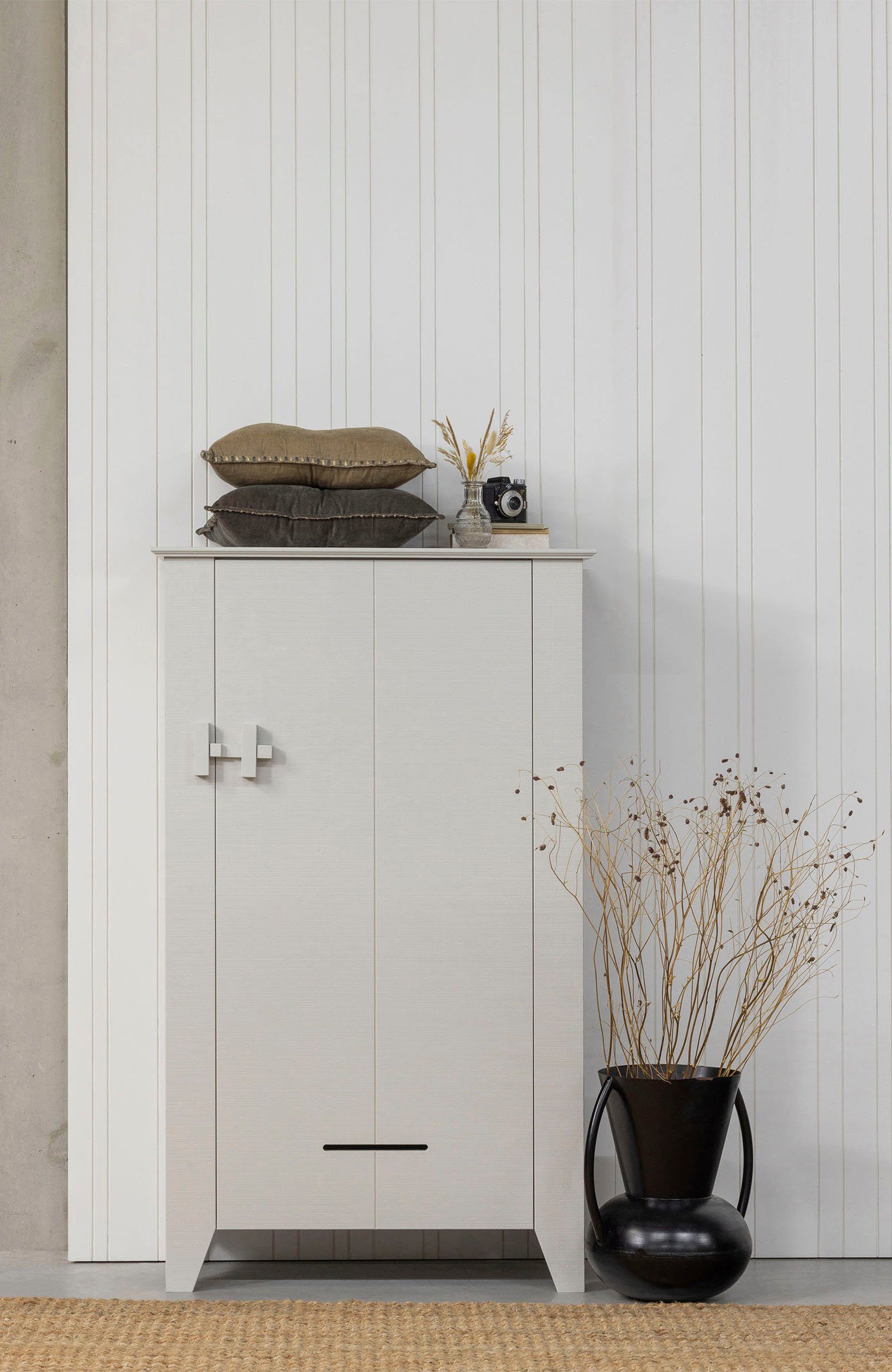 WOOOD Bergkast Gijs Boerenkast met handgreep, H 142 cm x B 85 cm