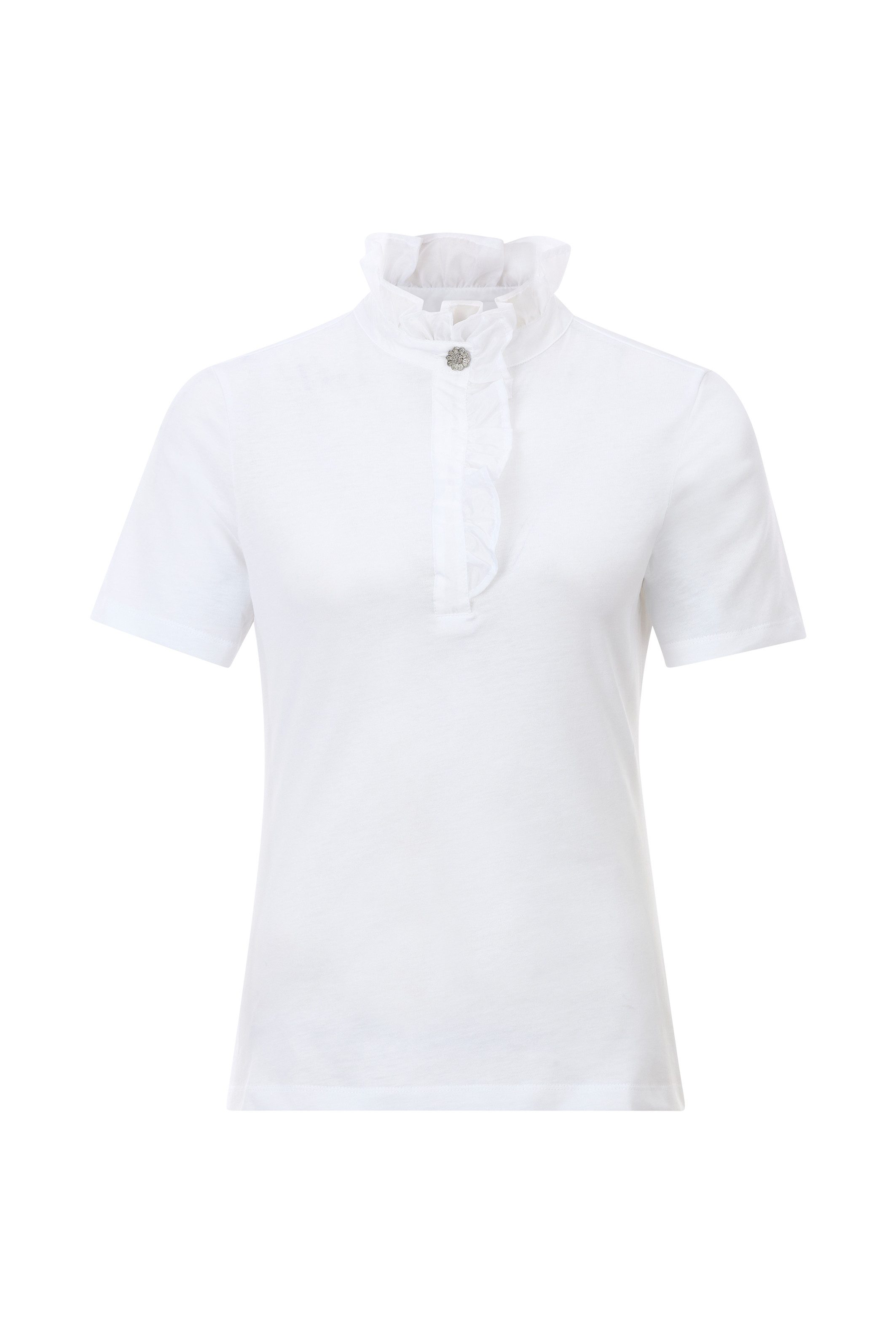 Rich & Royal Shirt Met kraag met ruches