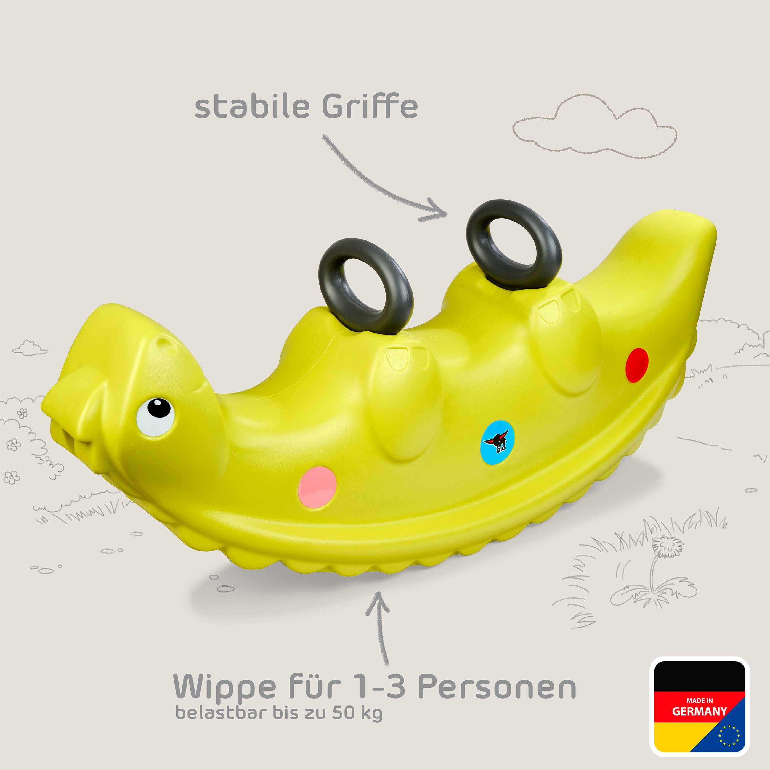 BIG Wip Sammy rocker, groen