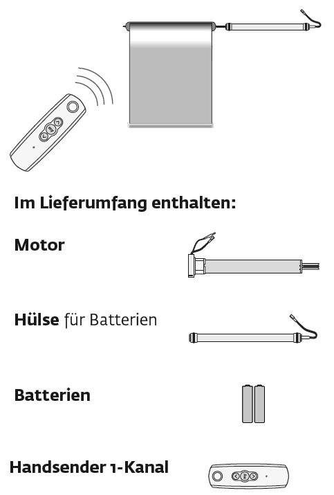 sunlines Rolgordijn op batterijen Premium stijl elektrisch rolgordijn uni (1 stuk)