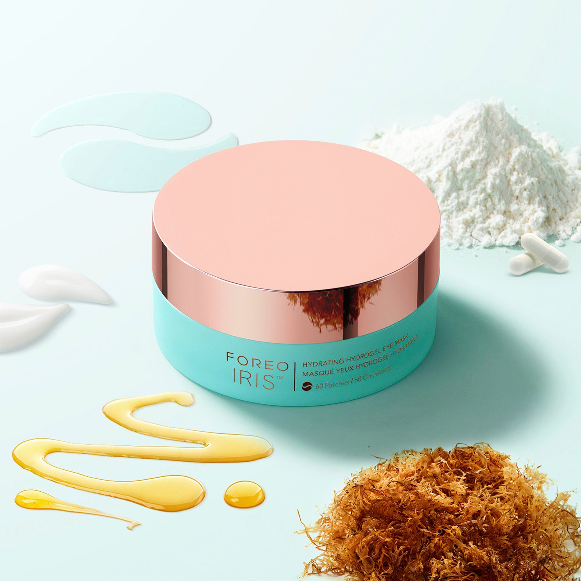 FOREO Oogpads IRIS™ HYDRATING HYDROGEL EYE MASK (set, 60-delig)