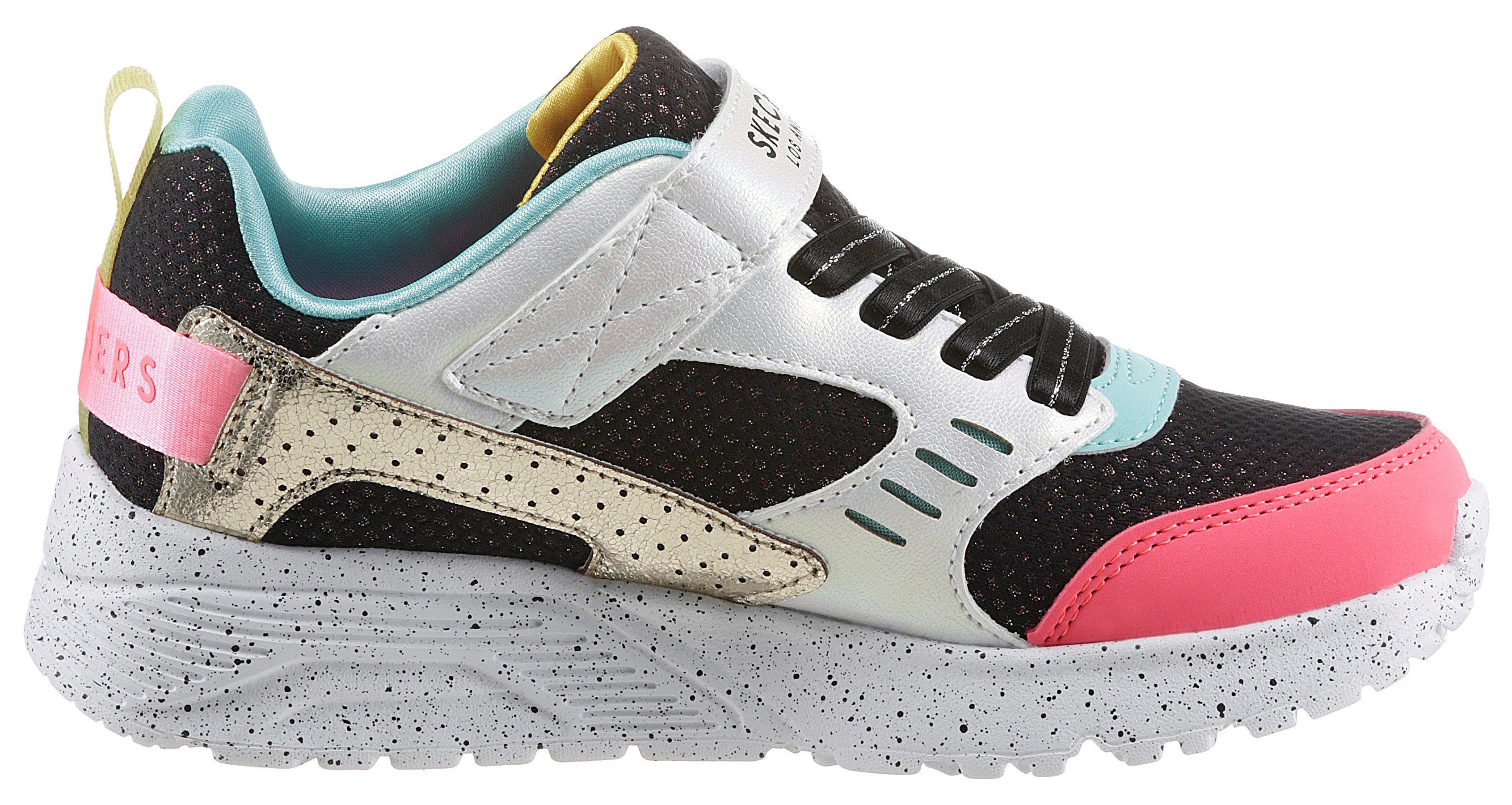 Skechers Sneakers UNO LITE GEN CHILL , vrijetijdsschoen, lage schoen, veterschoen, maat sjabloon om te downloaden