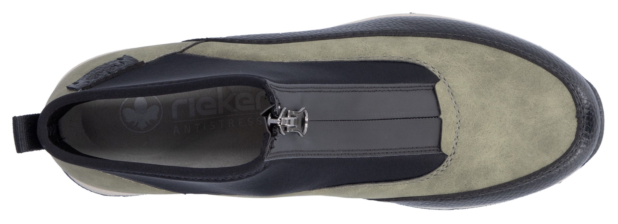 Rieker Sneakers , vrijetijdsschoen, high top sneaker, enkellaars met modieuze loopzool