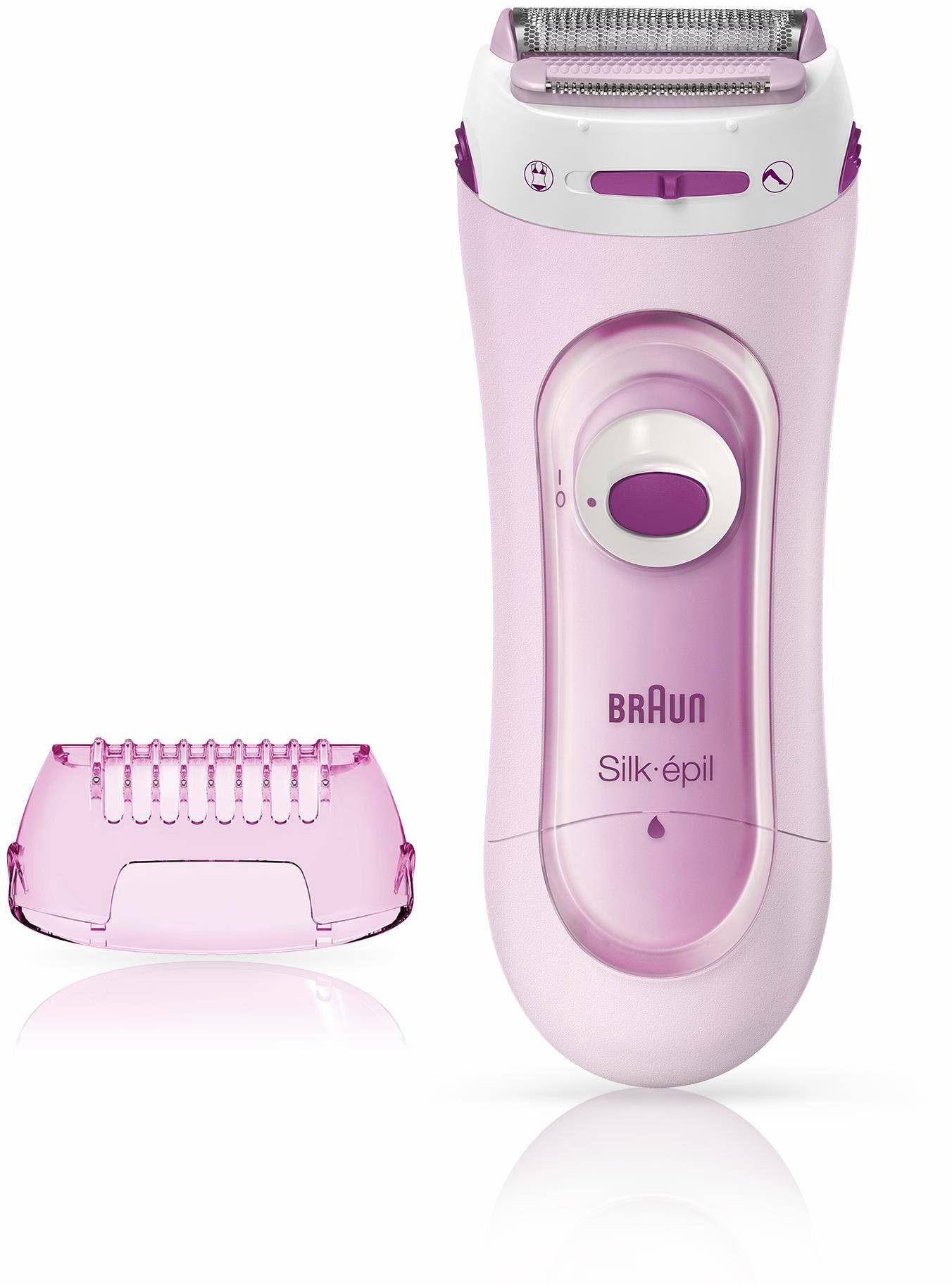 Braun Ladyshave Silk-épil 5100 Draadloos elektrisch scheerapparaat en trimmer