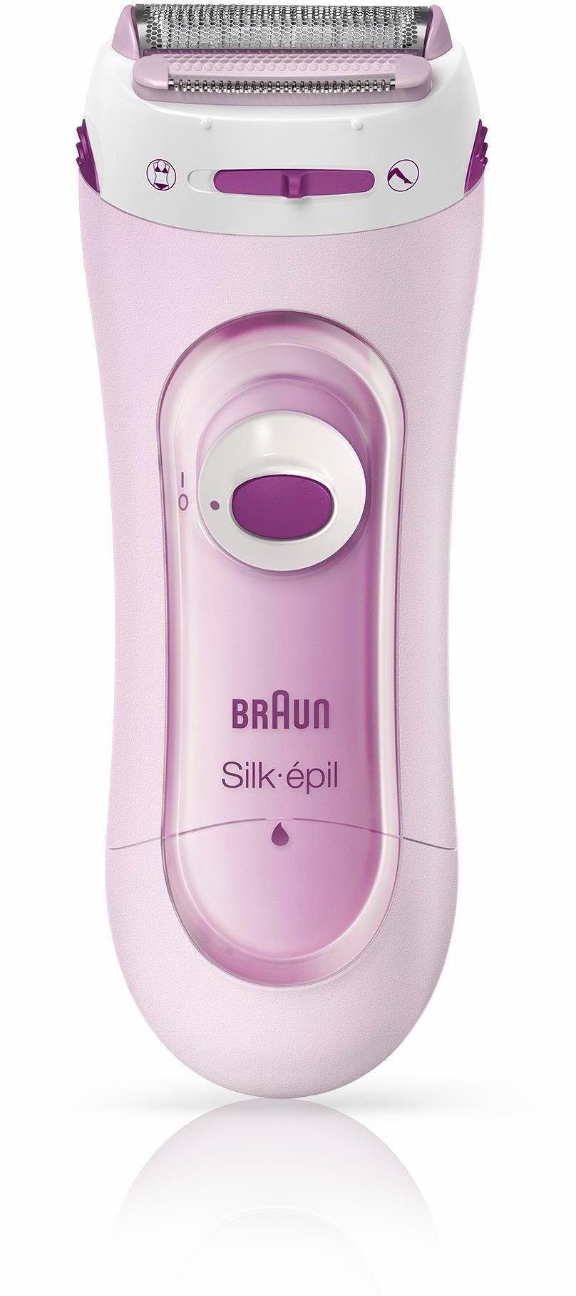 Braun Ladyshave Silk-épil 5100 Draadloos elektrisch scheerapparaat en trimmer