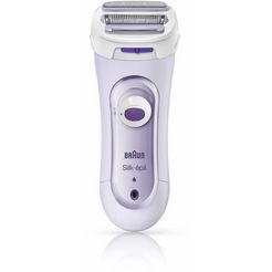 braun ladyshave lady shaver silk-épil 5-560 3-in-1 scheerapparaat, trimmer-  peeling-systeem, draadloos paars