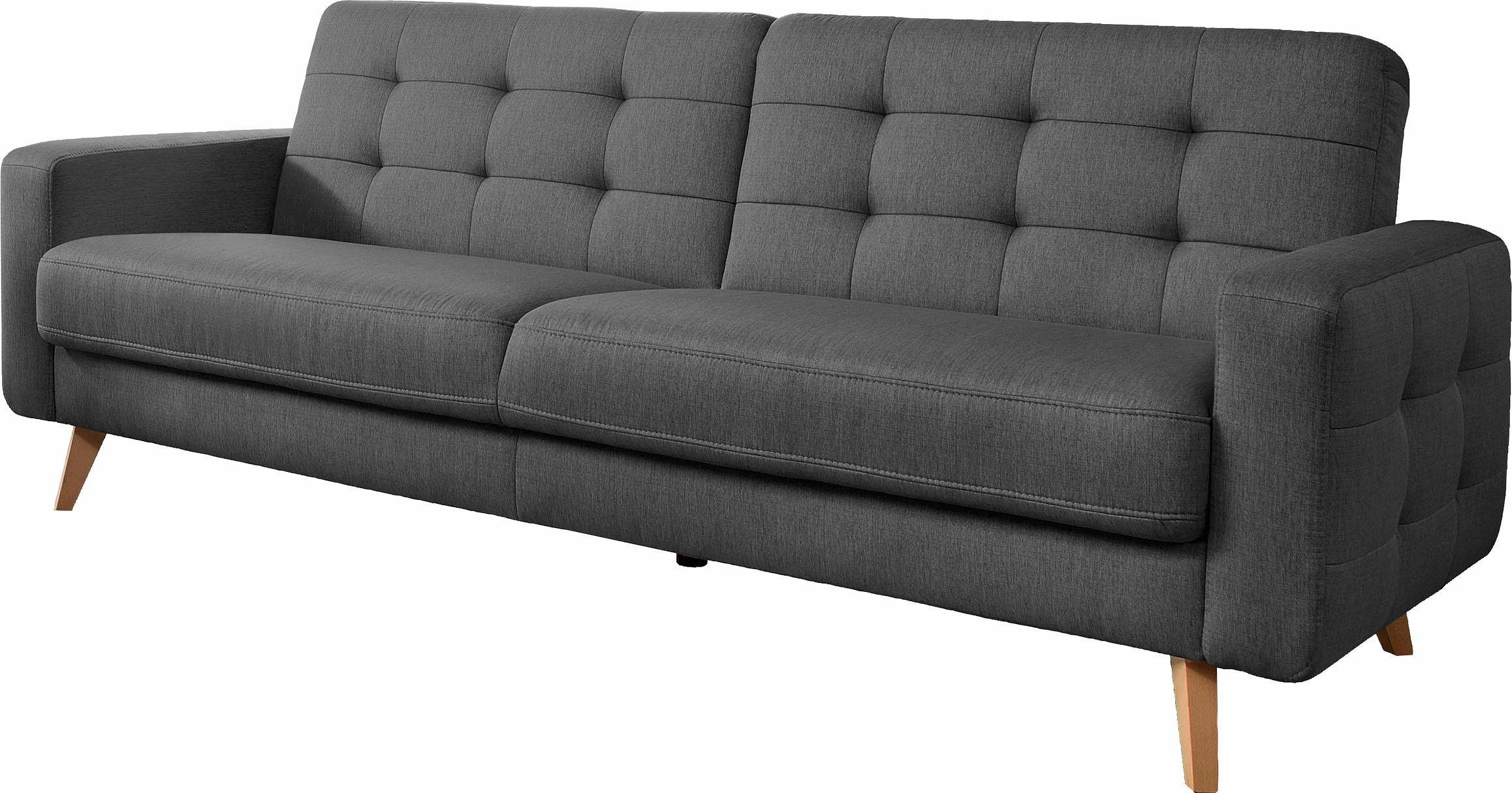 exxpo - sofa fashion 3-zitsbank Nappa, compact en comfortabel, handig, tijdloos design, L-vorm