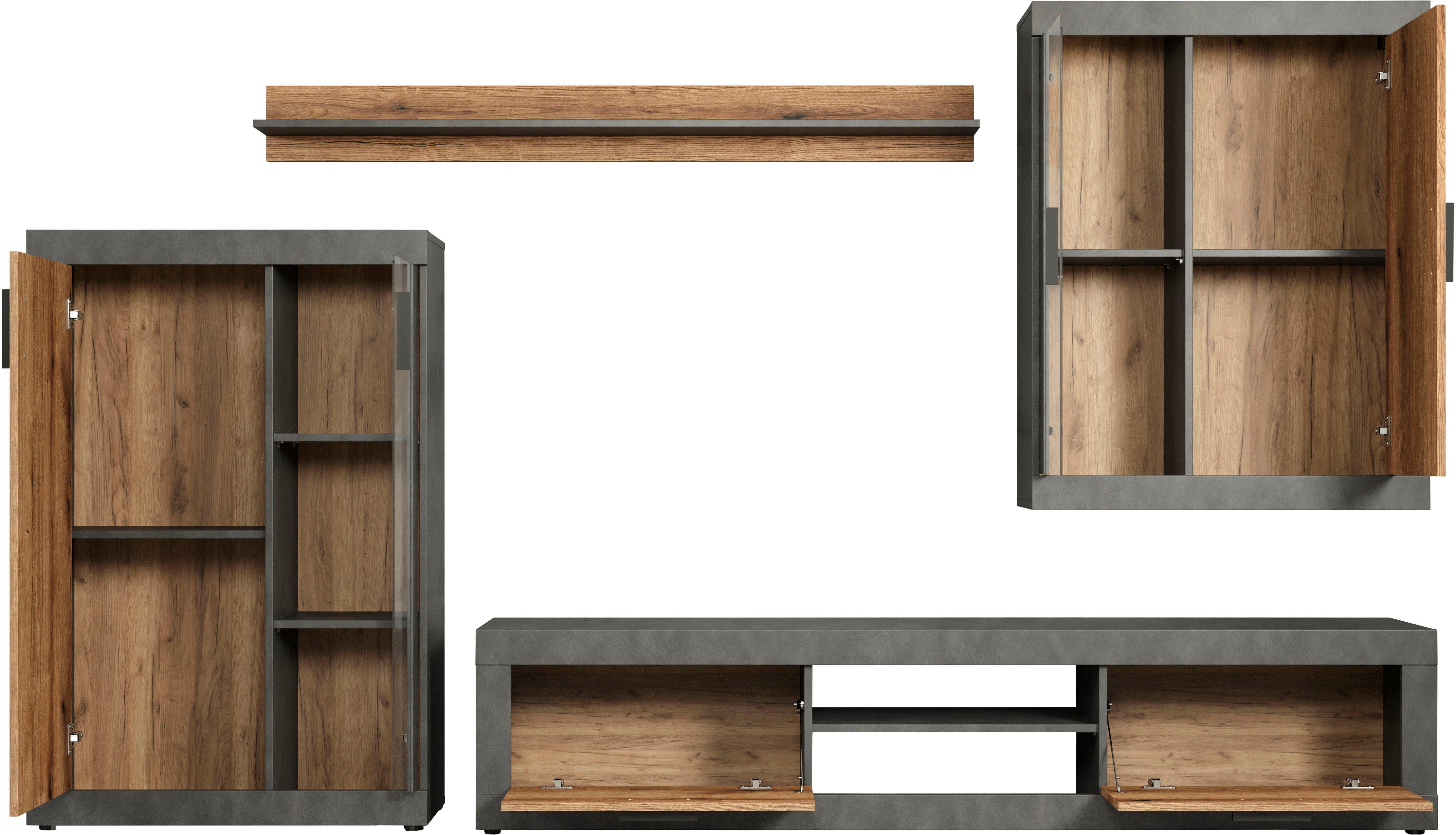 INOSIGN Wandmeubel Salvada royale bergruimte (complete set, 4-delig)