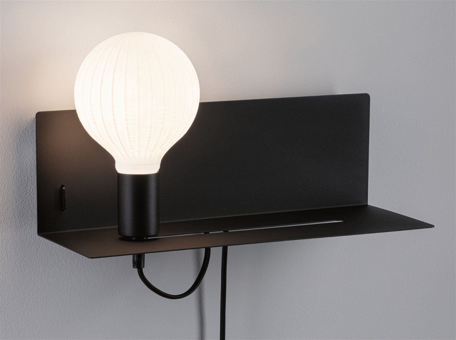 Paulmann Wandlamp Devara max. 1x40W USBC 230V metaal