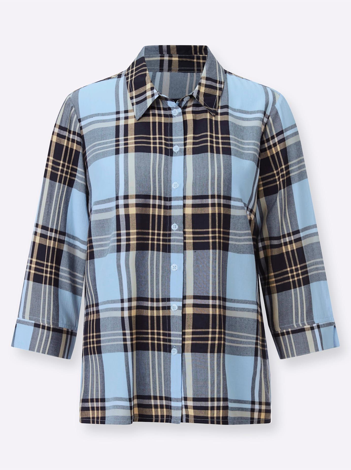 Casual Looks Geruite blouse