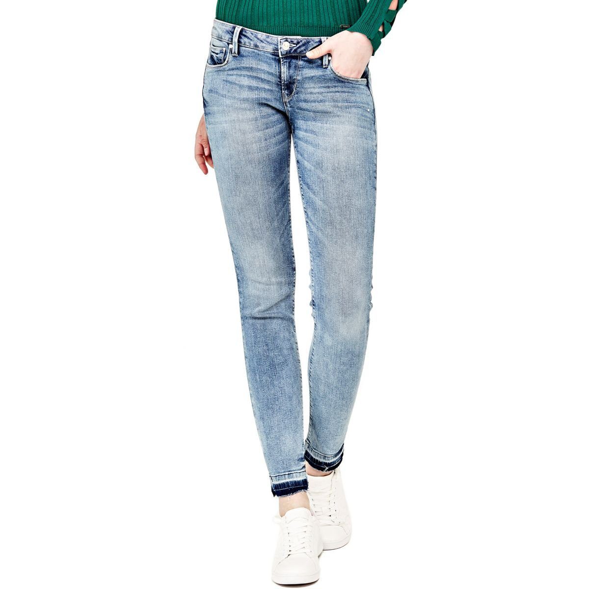 GUESS NU 15% KORTING: Guess jeans, met contrast-zoom