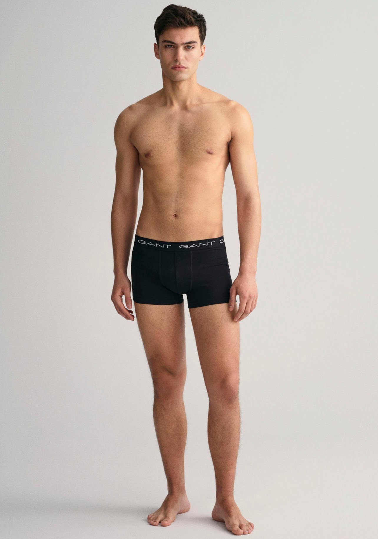 Gant Boxershort met elastische logoband (set, 3 stuks, 3)