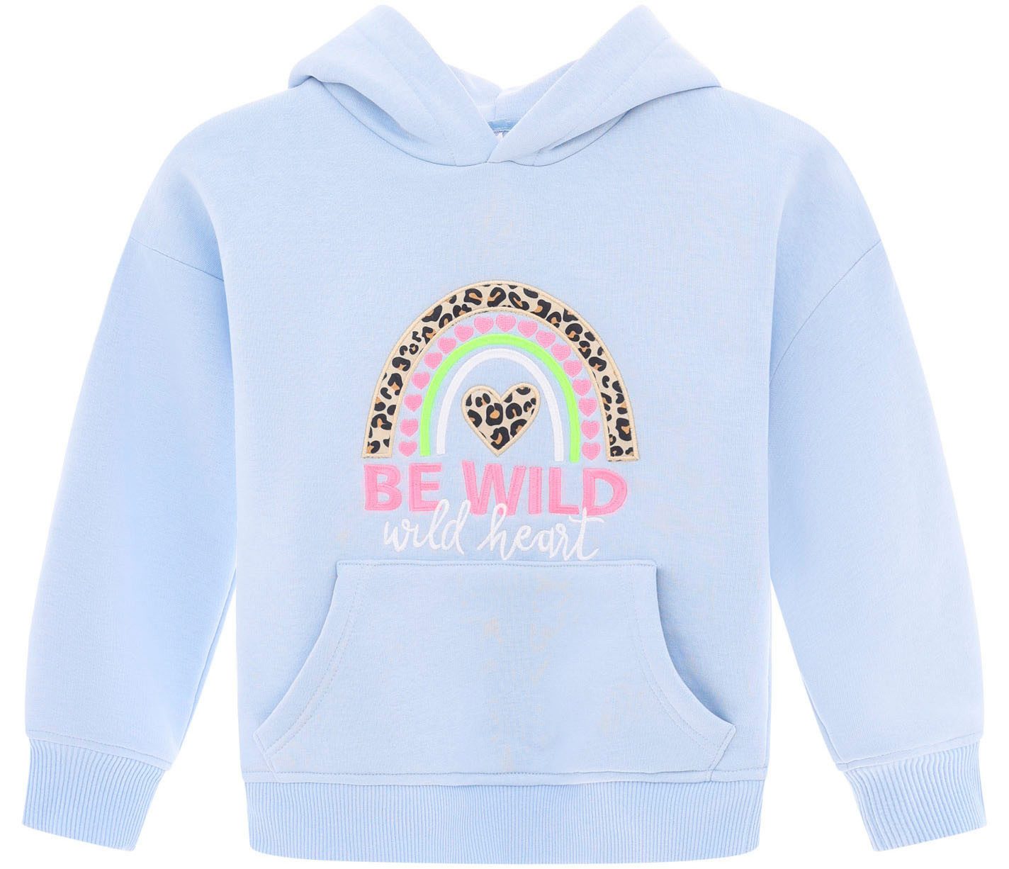 Zwillingsherz Hoodie "Nicki" Kids met hartjes- en leeuwdetails voor meisjes