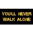 boenninghoff artprint op linnen you'll never walk alone (1 stuk) geel