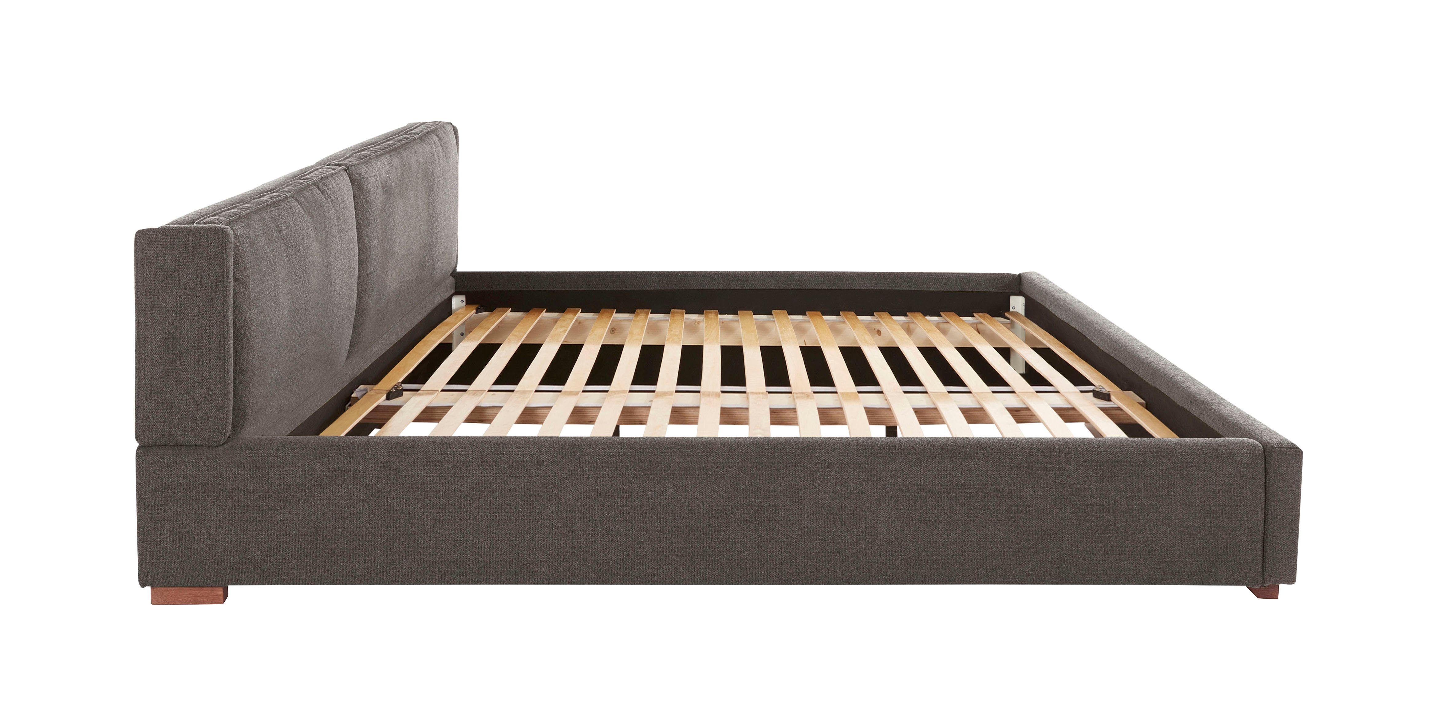 Home affaire Gestoffeerd bed Annera, kussenvulling met veren Inclusief lattenbodem, ligoppervlak 140 of 180 cm kiesbaar