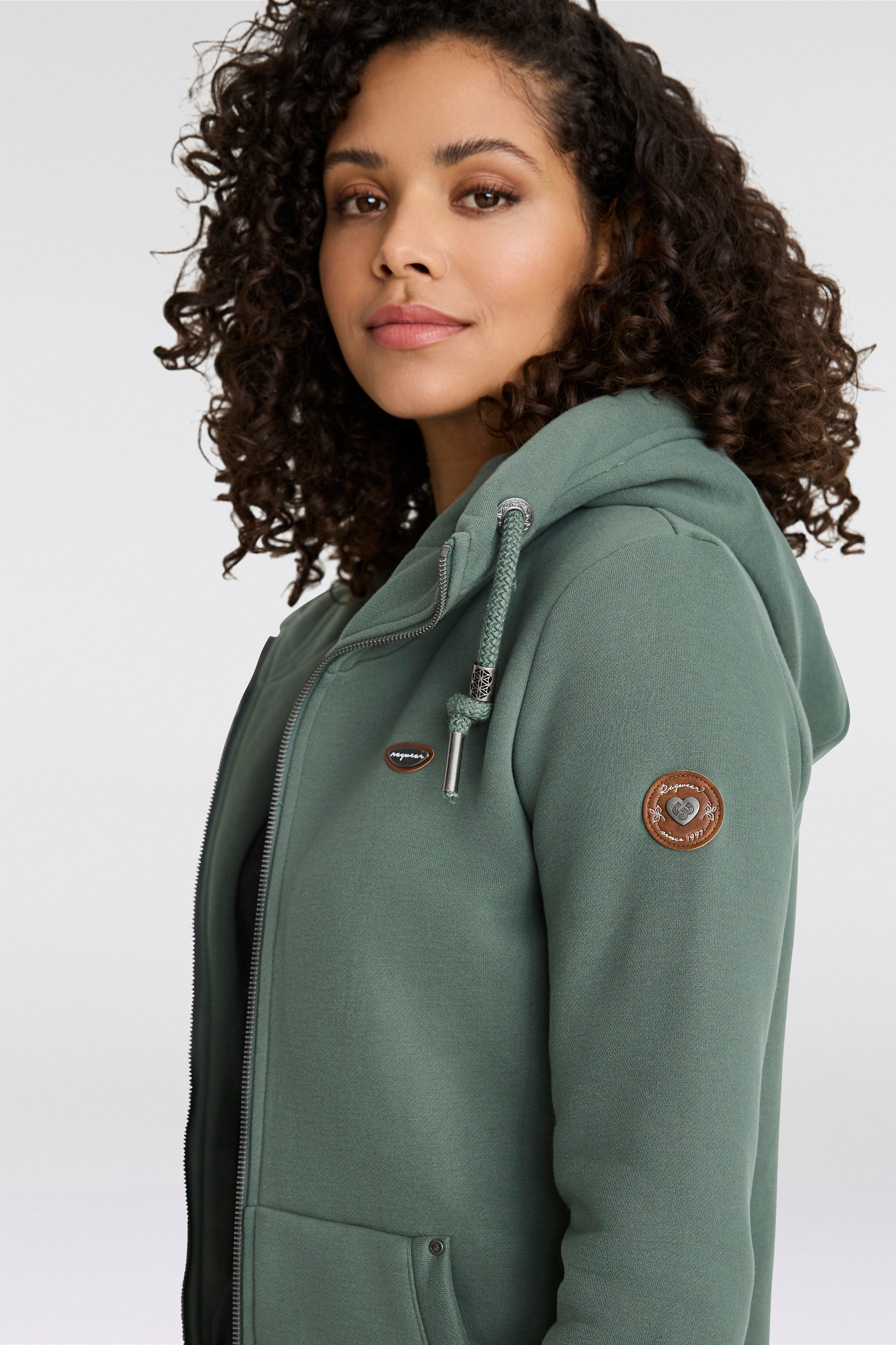 Ragwear Sweatvest NESKA ZIP O met extra brede boorden