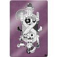wall-art print op glas drawstore - playing cards wit