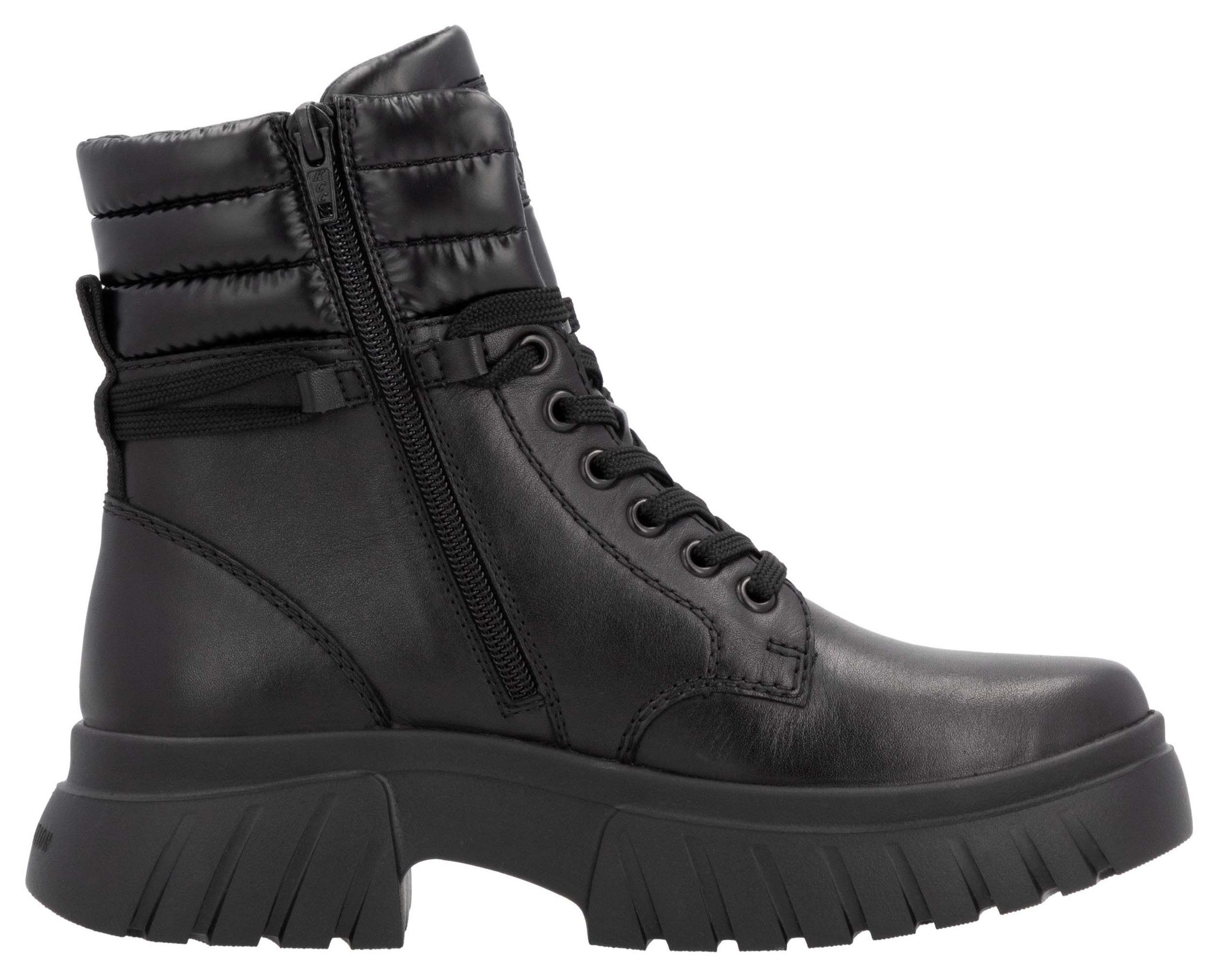 Rieker EVOLUTION Veterschoenen enkellaars, plateaulaarzen met schaptrandvering