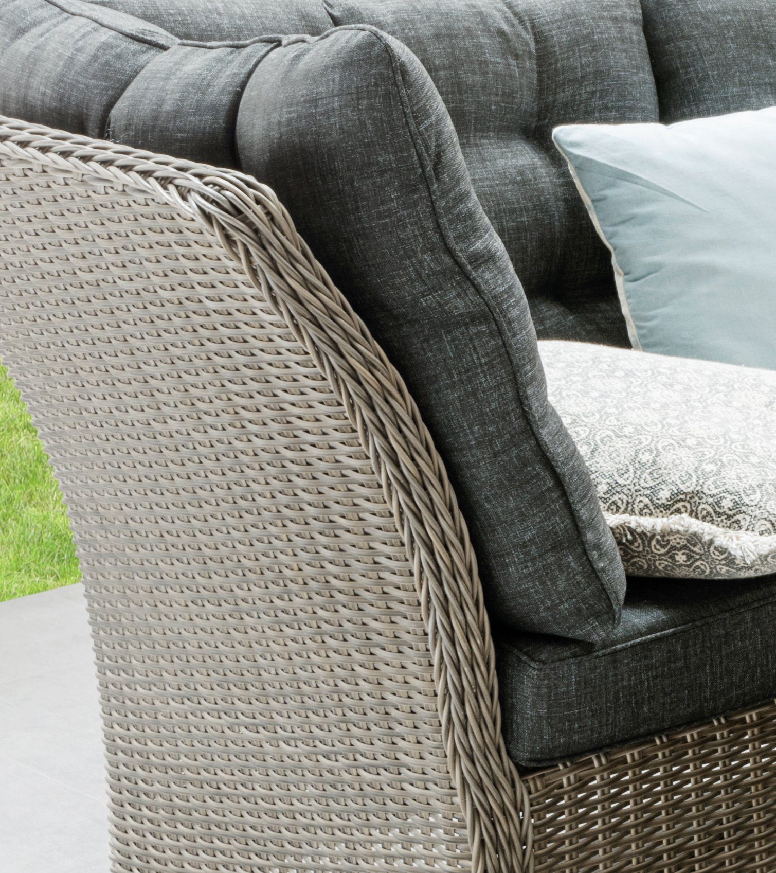 Destiny Tuin-eethoek Palma Luna Aluminium, polyrotan (set, 16-delig)