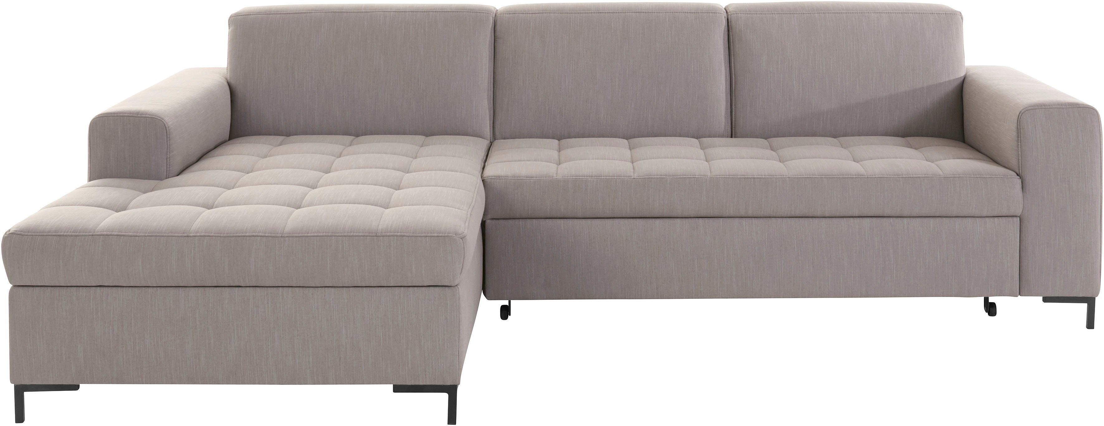 OTTO products Hoekbank Grazzo, tijdloos & elegant, moderne zittinghechting, Breedte 266cm, L-vorm