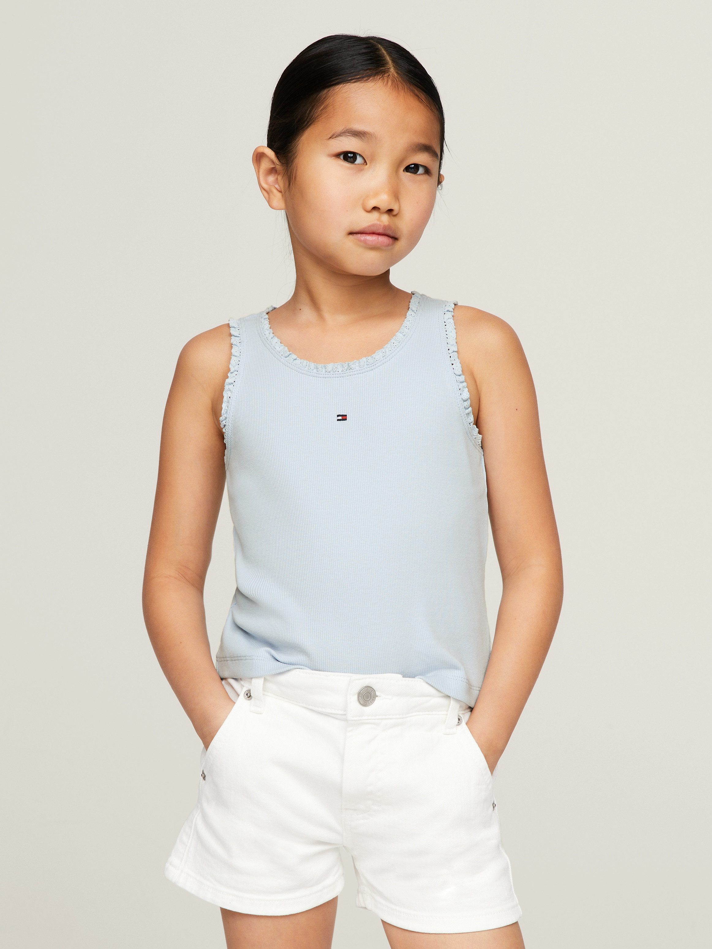 Tommy Hilfiger T-shirt ESSENTIAL RIB LACE TANK TOP