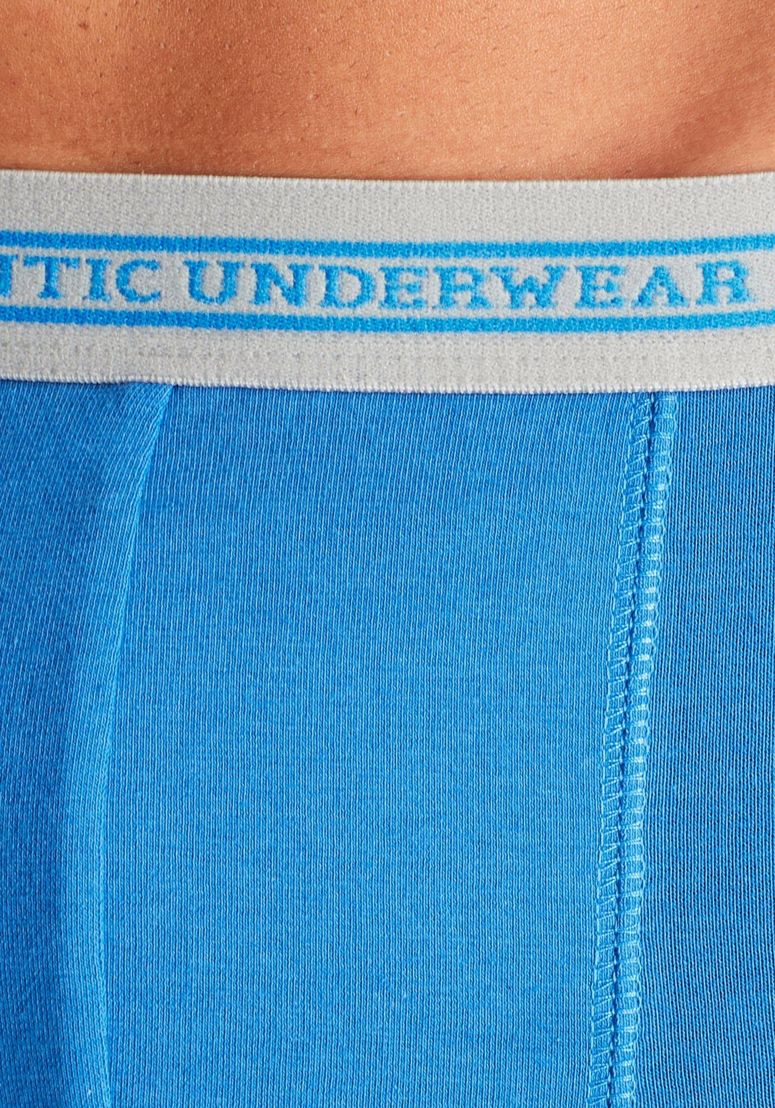 AUTHENTIC UNDERWEAR Boxershort voor heren zwarte weefband met logo-opschrift (set, 4 stuks)