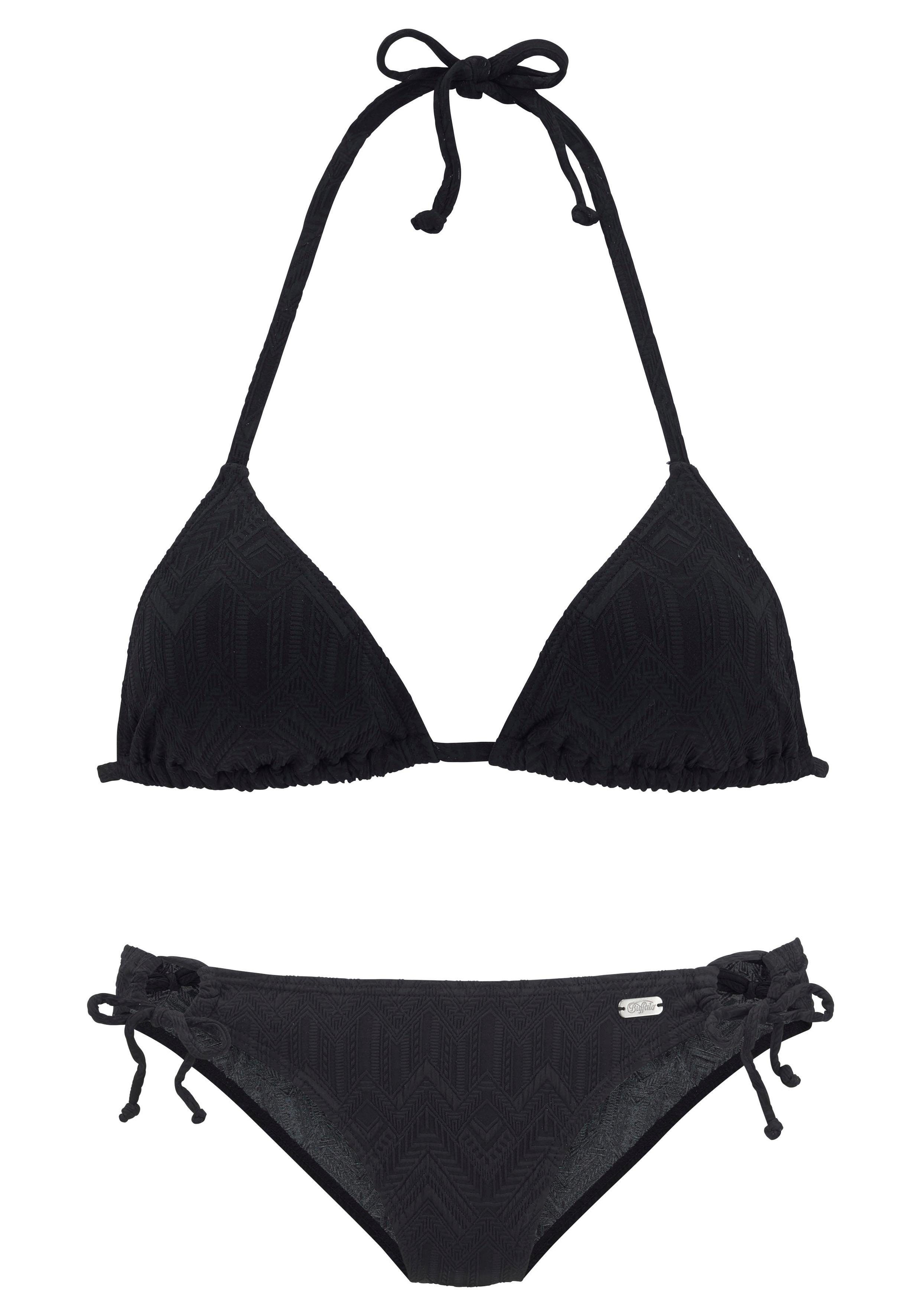 Buffalo Triangelbikini ROMANCE met modieuze structuur