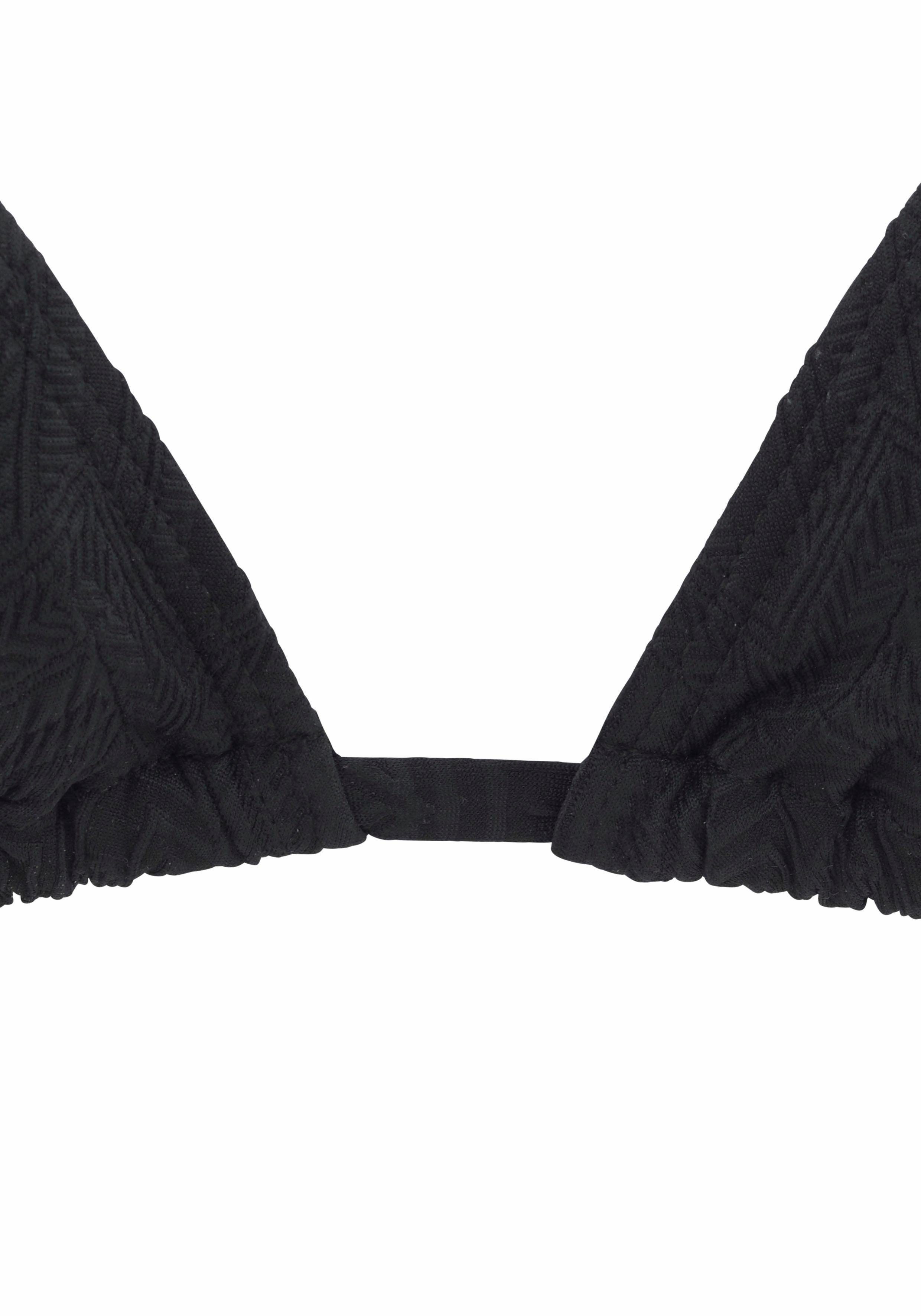 Buffalo Triangelbikini ROMANCE met modieuze structuur