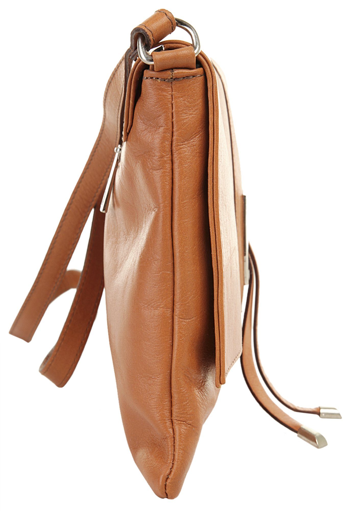 Cluty Schoudertas echt leer, made in italy