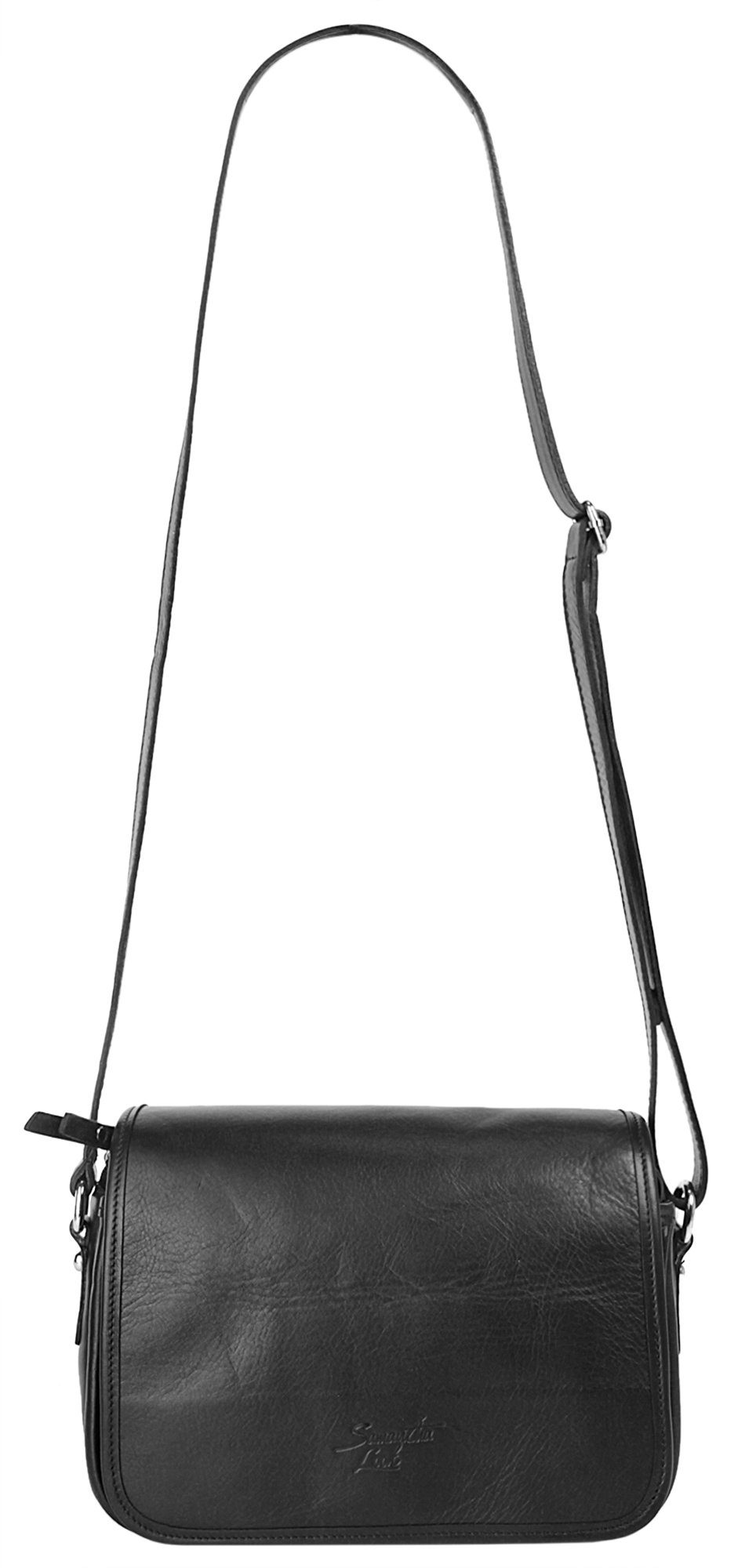 Samantha Look Schoudertas echt leer, made in italy