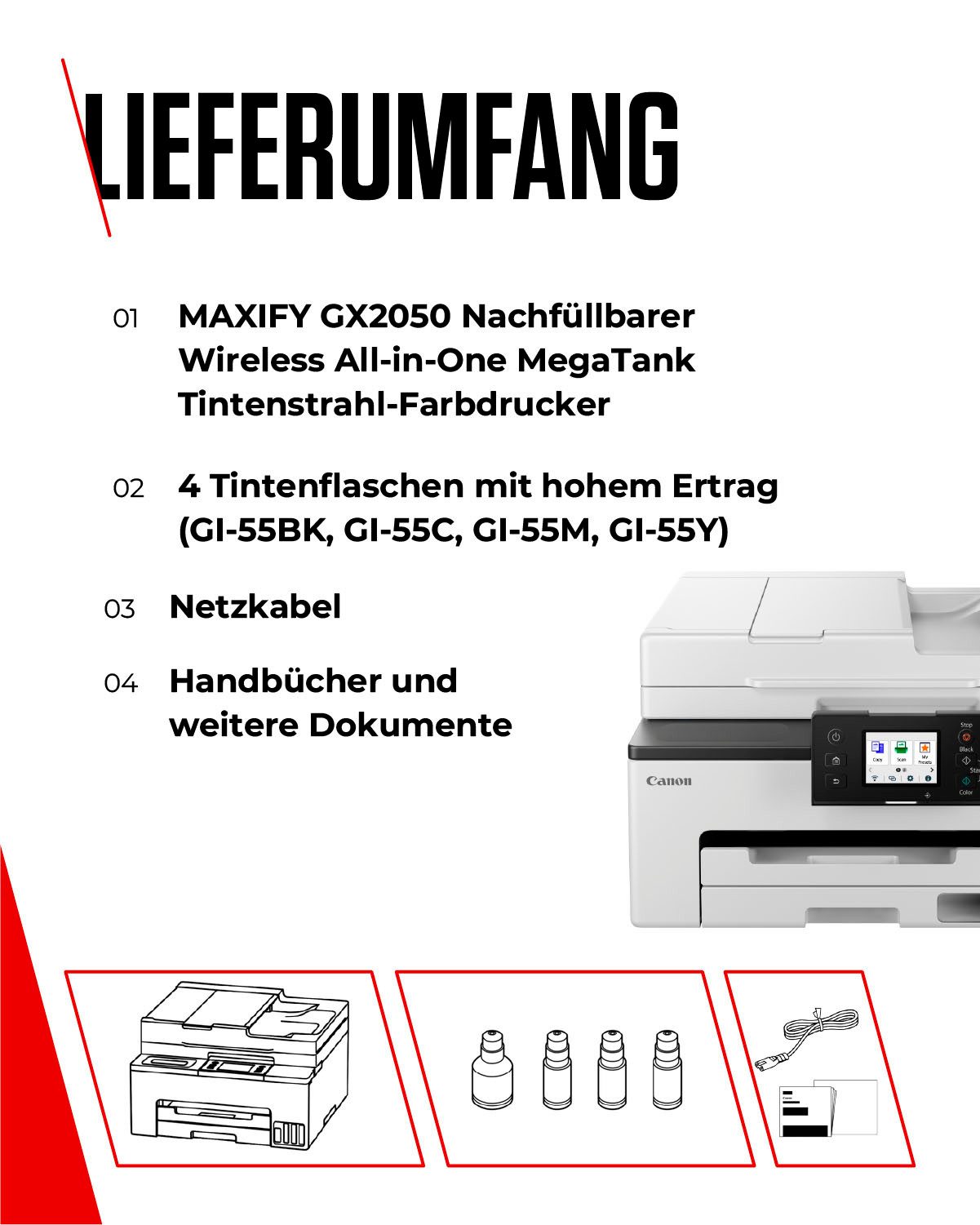 Canon All-in-oneprinter MAXIFY GX2050