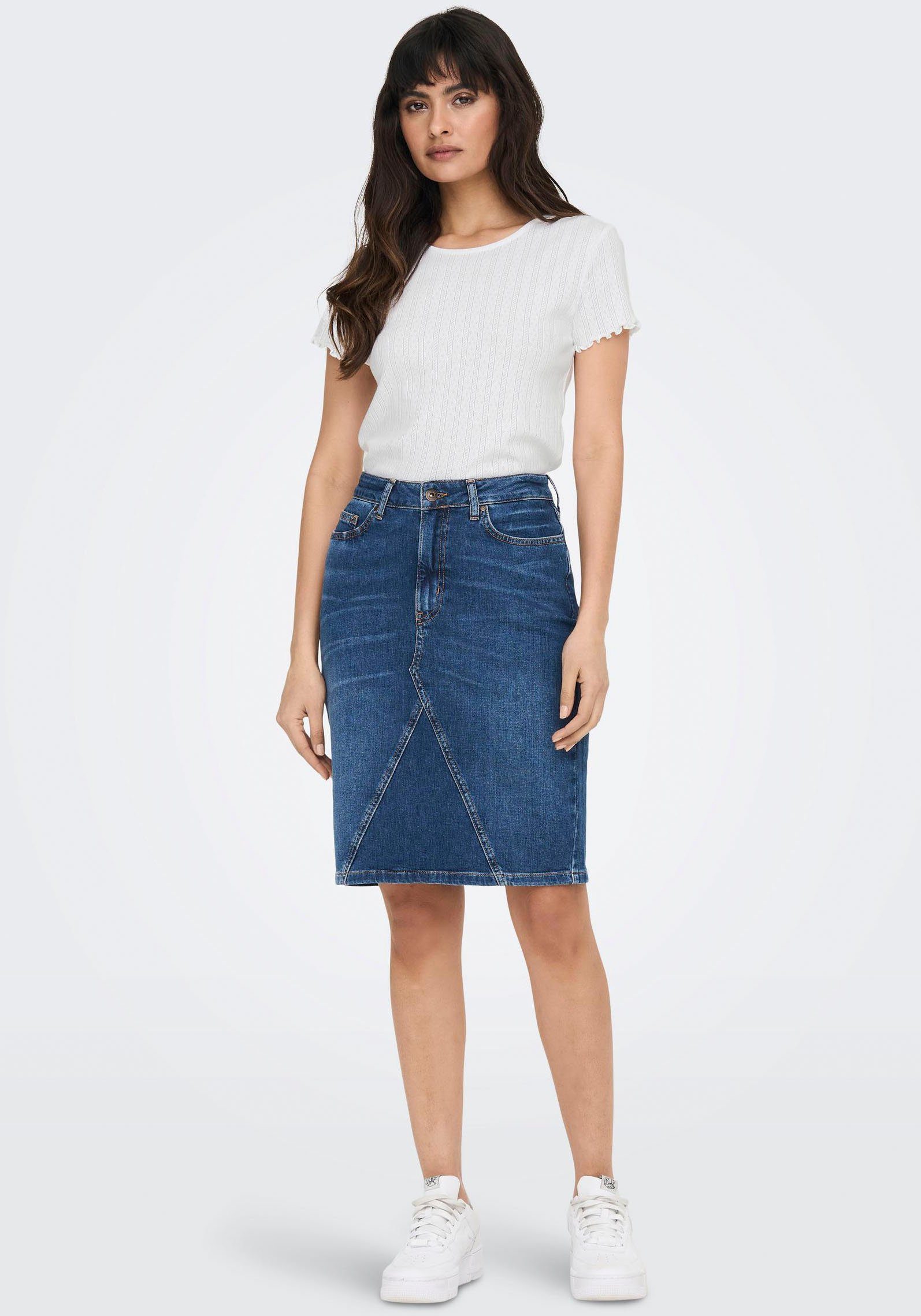 Only Shirt met korte mouwen ONLCARLOTTA S/S TOP JRS NOOS