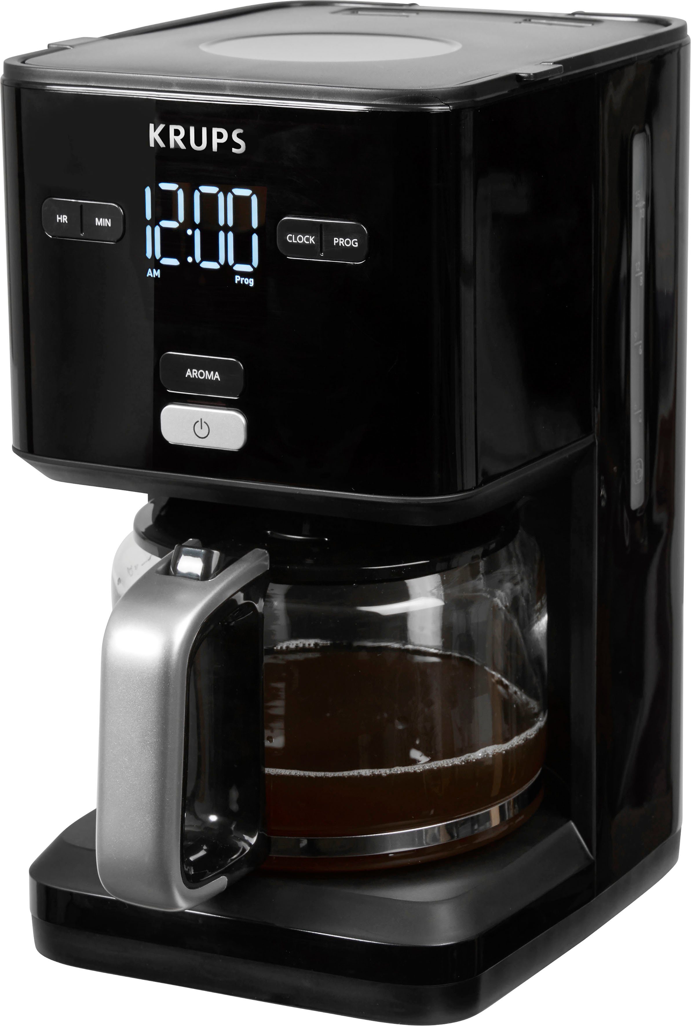 Krups Filterkoffieapparaat KM6008 Smart'n Light, 1,25 l, 24 uurstimer, schakelt automatisch uit na 30 minuten
