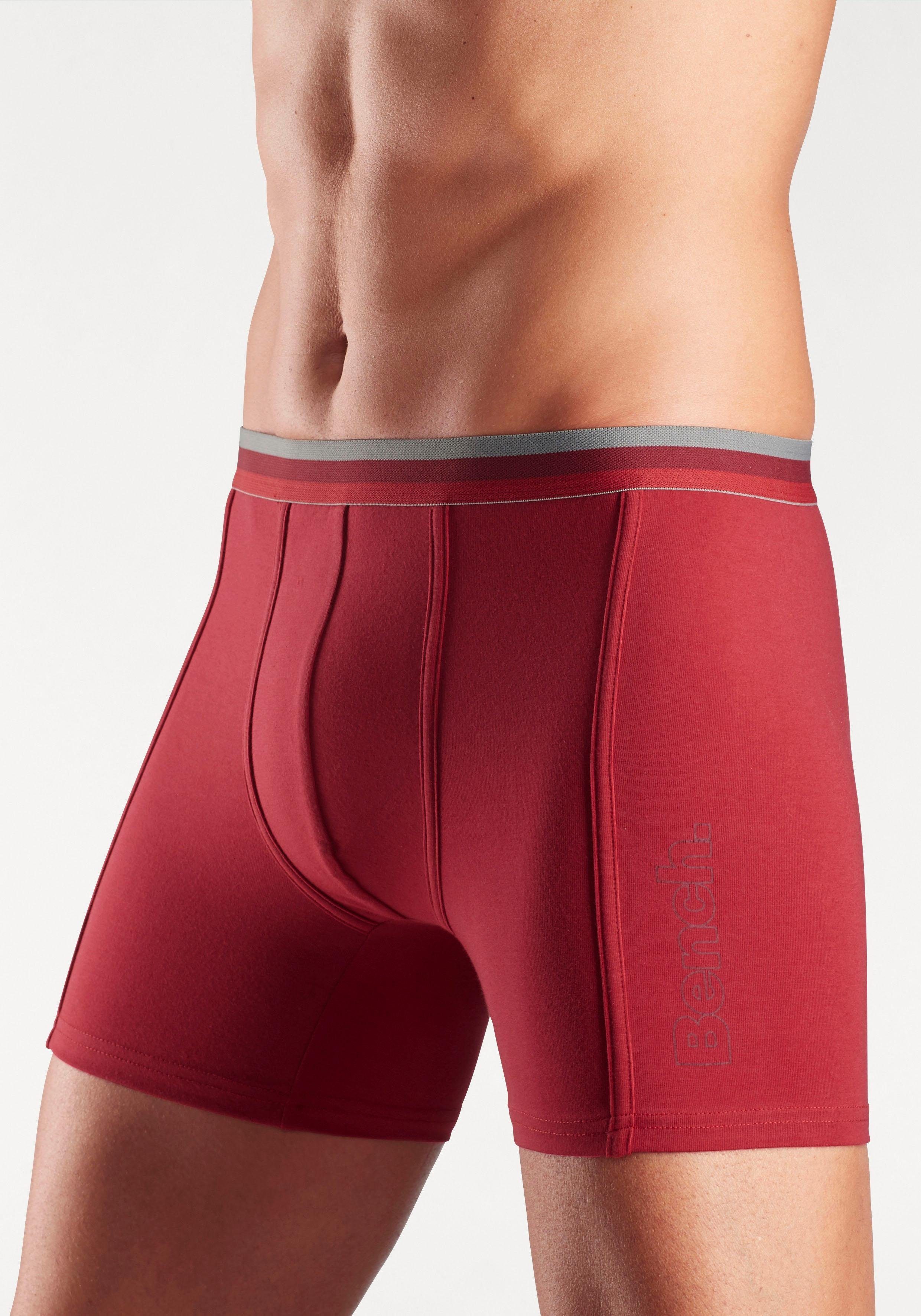 Bench. Lange boxershort met elastische band en logoprint op de pijp (3 stuks)