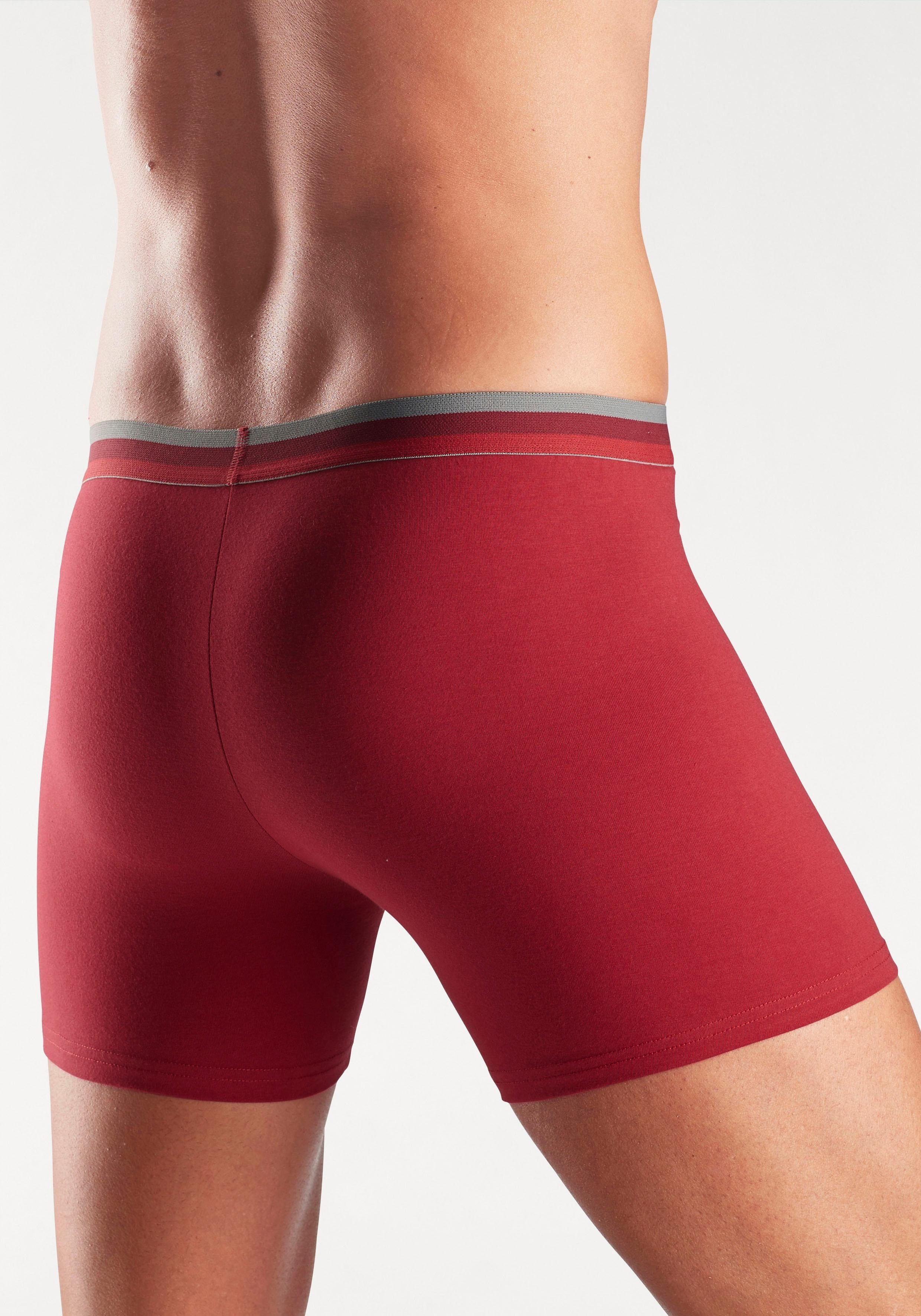 Bench. Lange boxershort met elastische band en logoprint op de pijp (3 stuks)