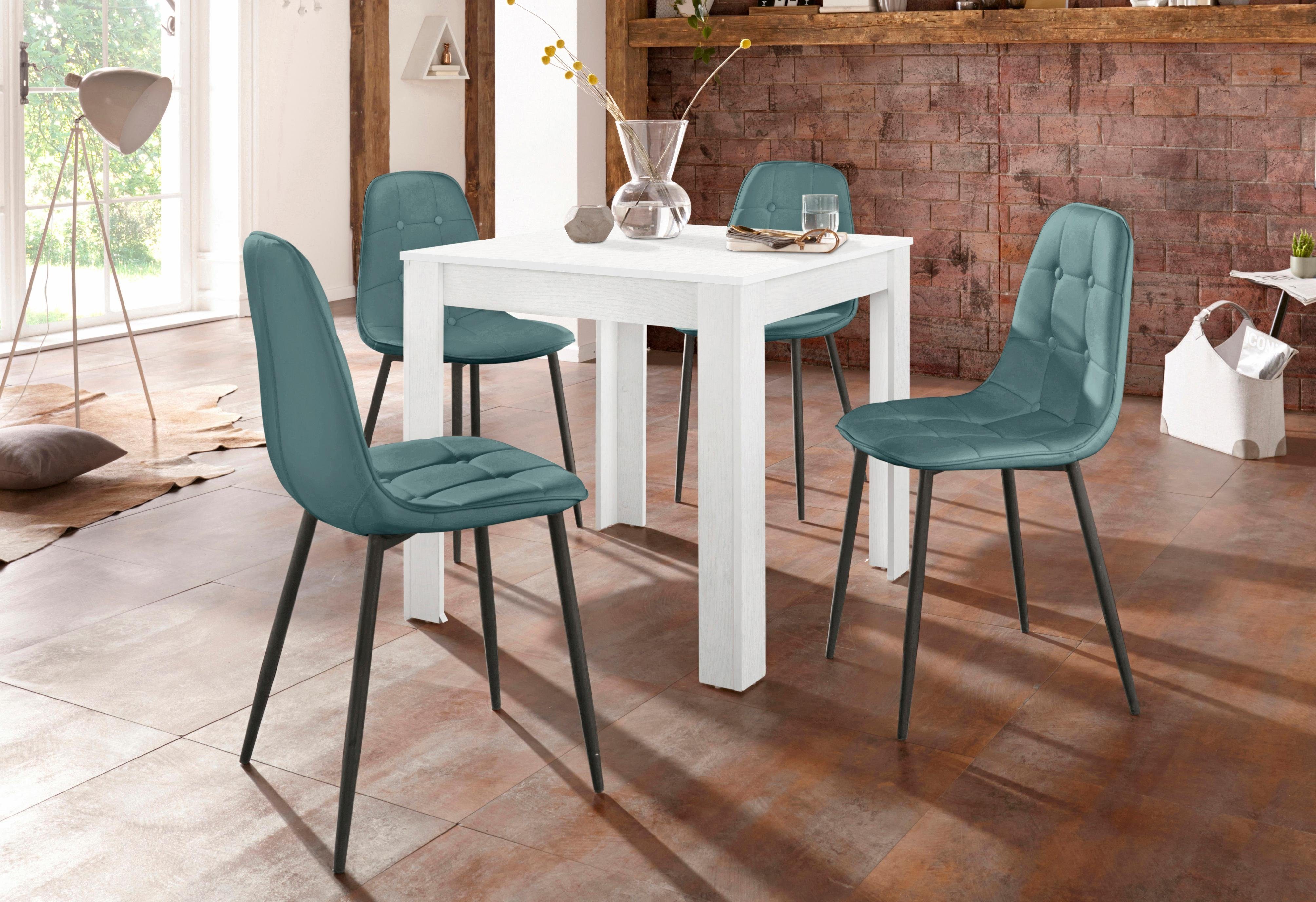 INOSIGN Eethoek met eettafel 80 cm breed (set, 5-delig)