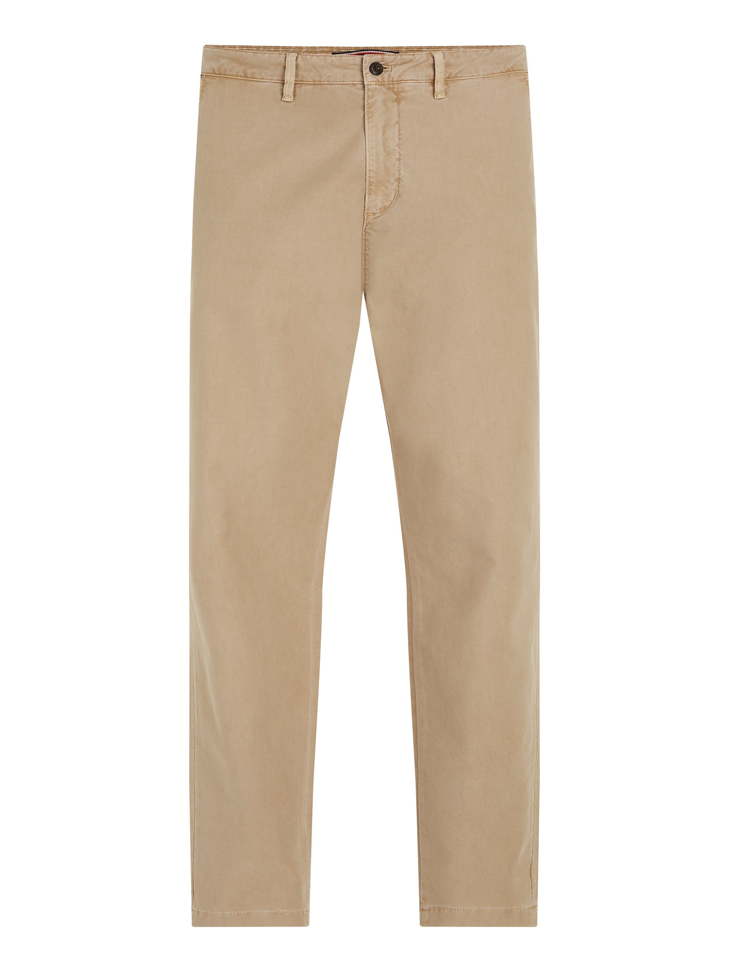 Tommy Hilfiger Chino CHELSEA GABARDINE GMD met logo borduursel op de achterzak