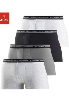 authentic underwear boxershort zwarte weefband met logo-opschrift (set, 4 stuks) multicolor