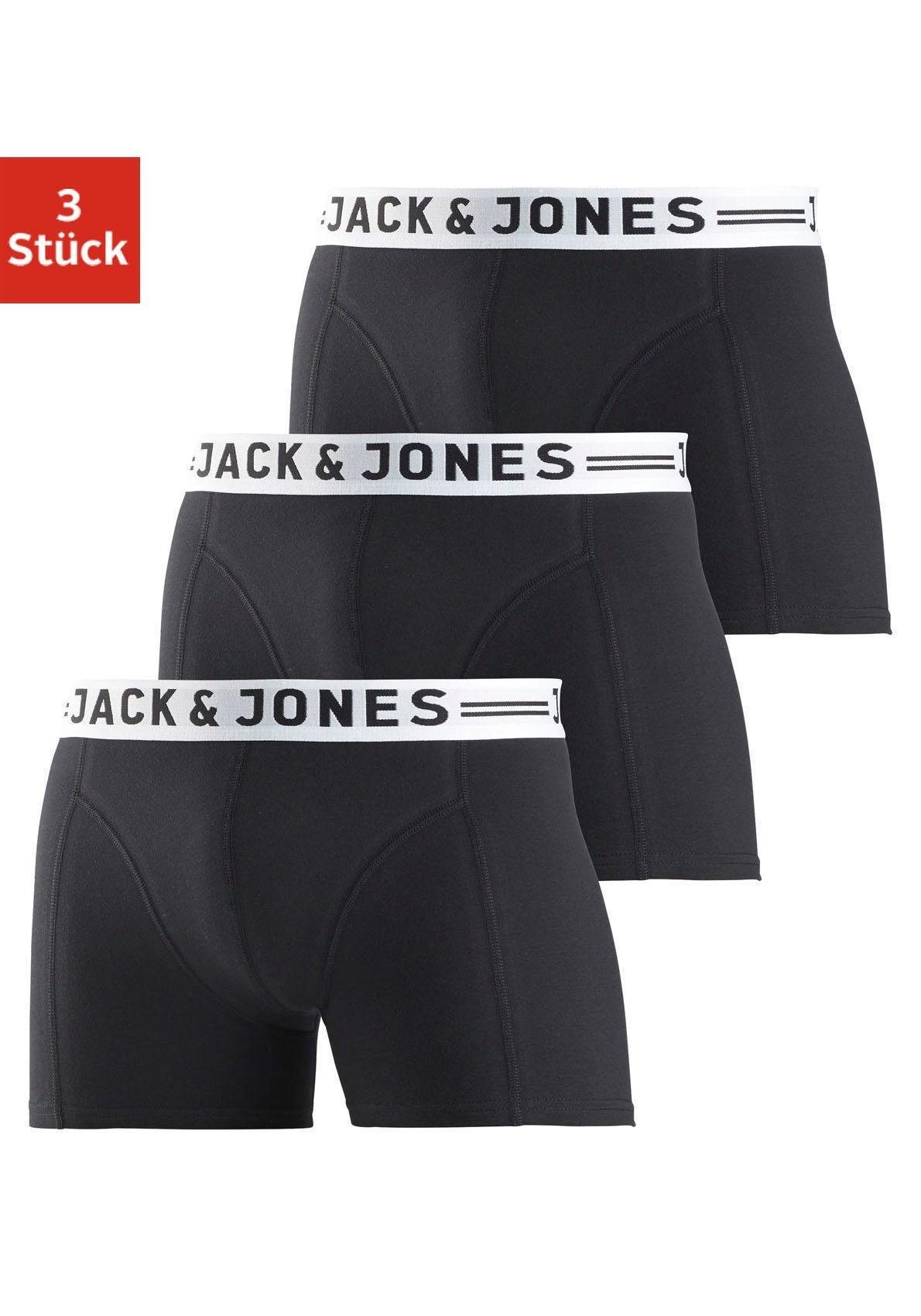 Jack & Jones Boxershort Sense Trunks (set, 3 stuks)