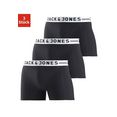jack  jones boxershort sense trunks (3 stuks) zwart