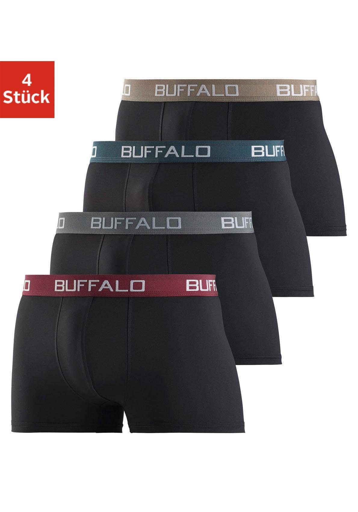 Buffalo Boxershort voor heren (set, 4 stuks) heren boxershorts maat L zwart