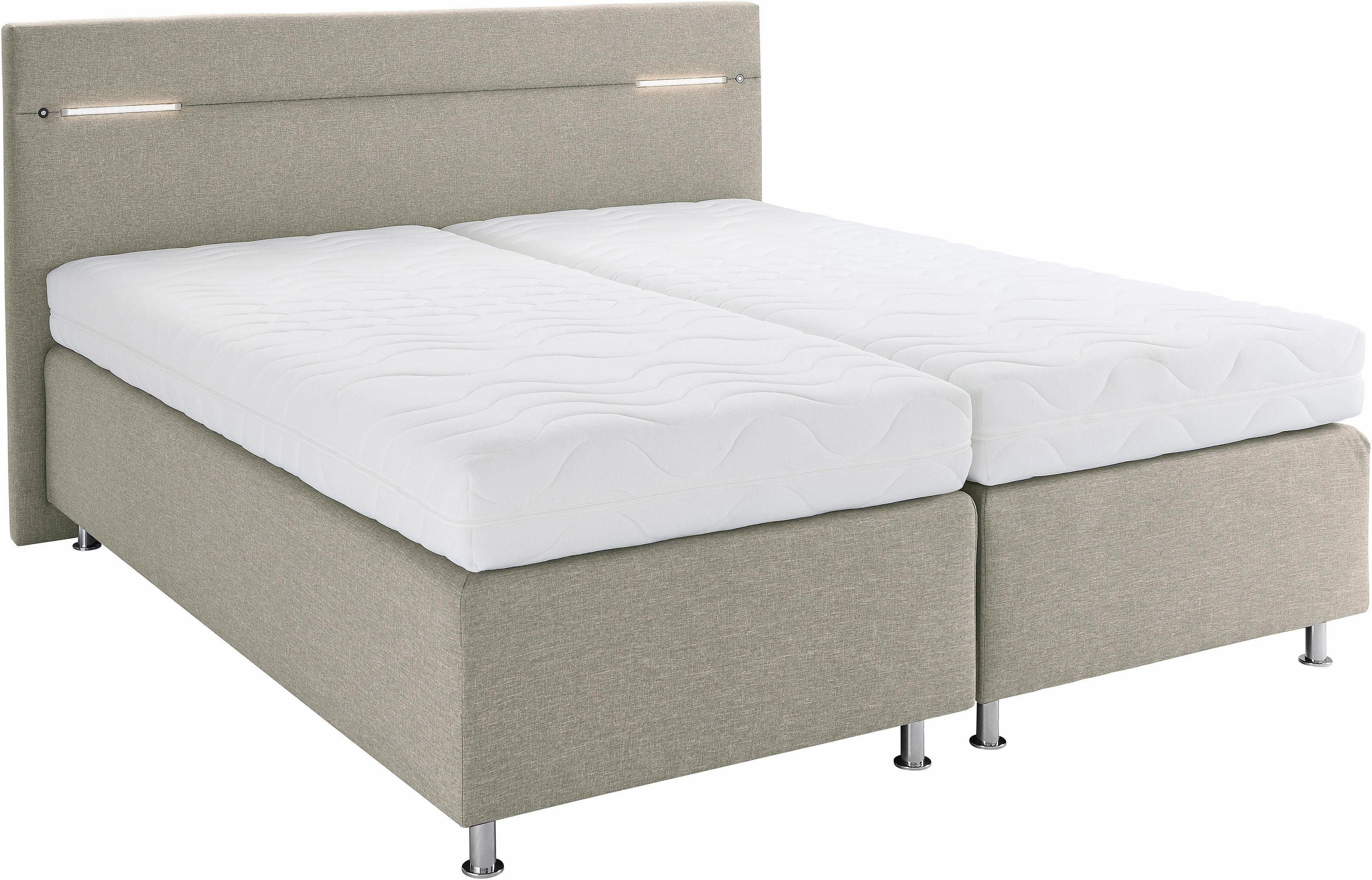 Westfalia Polsterbetten Boxspring naar keuze met ledverlichting