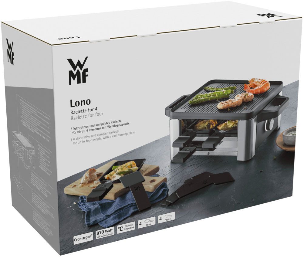 WMF Raclette LONO Spatbescherming, vaatwasmachinebestendig, anti-aanbaklaag