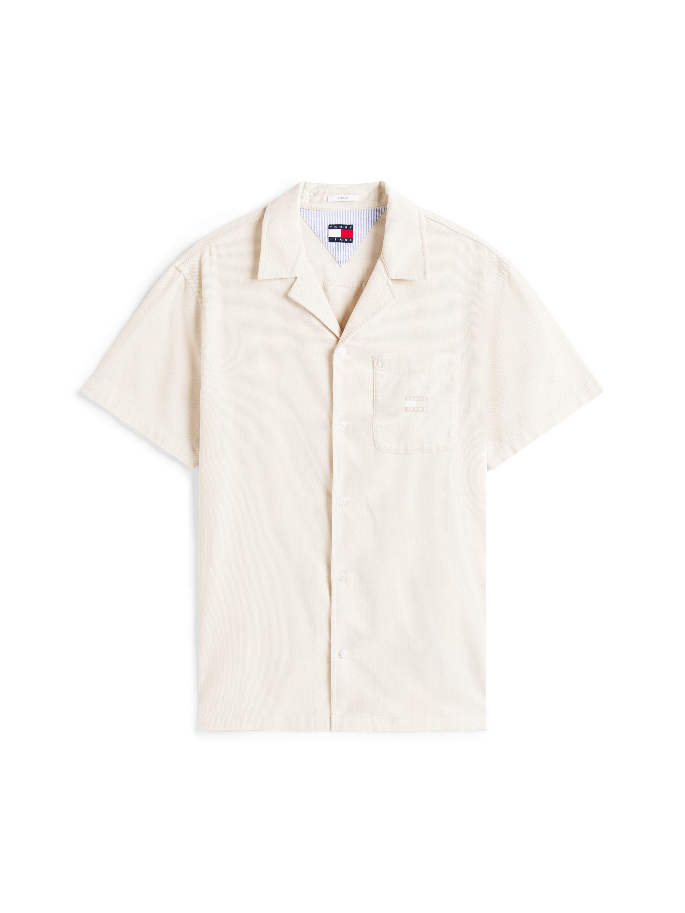 TOMMY JEANS Overhemd met korte mouwen TJM CORD REG CAMP SHIRT