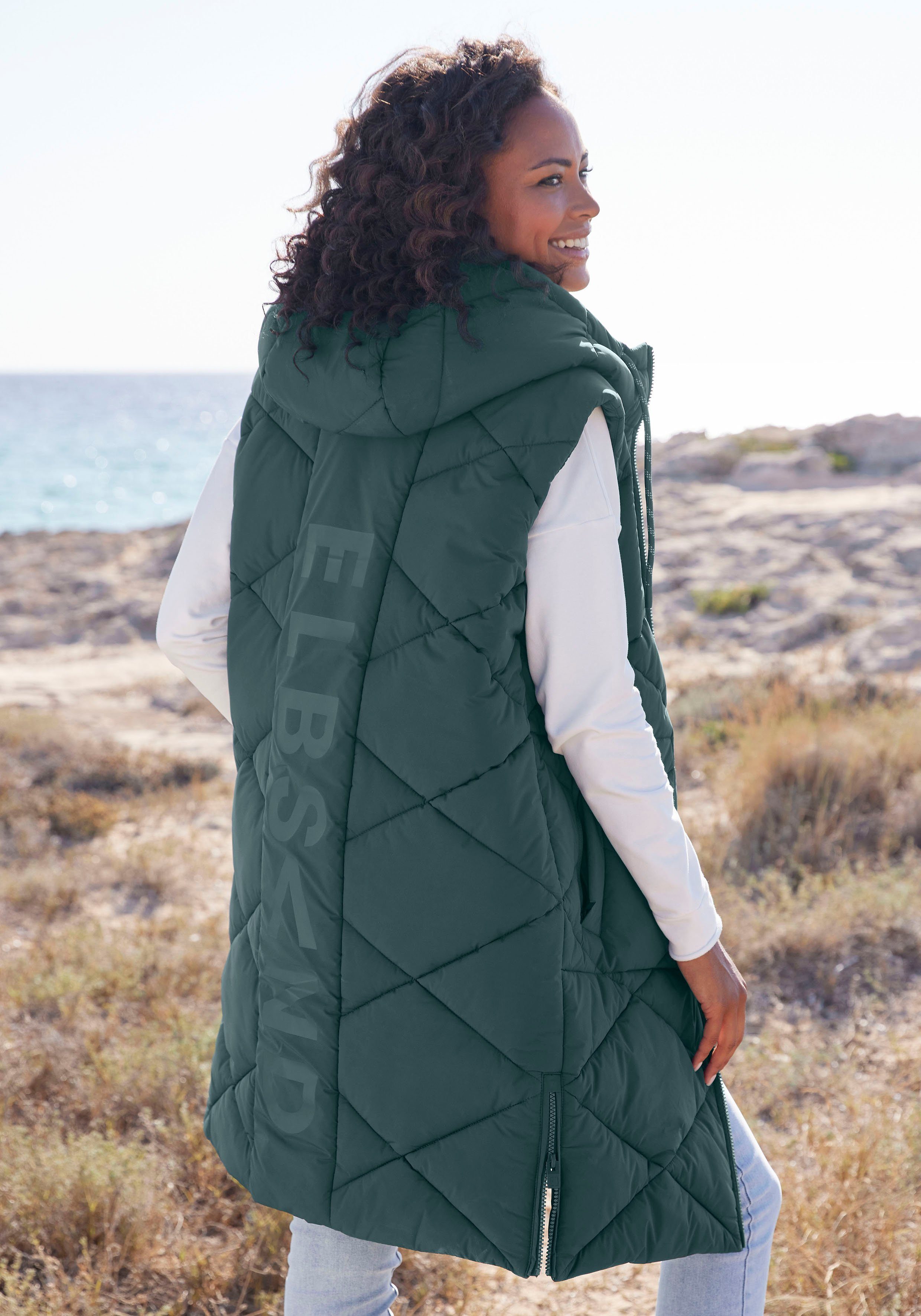 Elbsand Bodywarmer met een capuchon