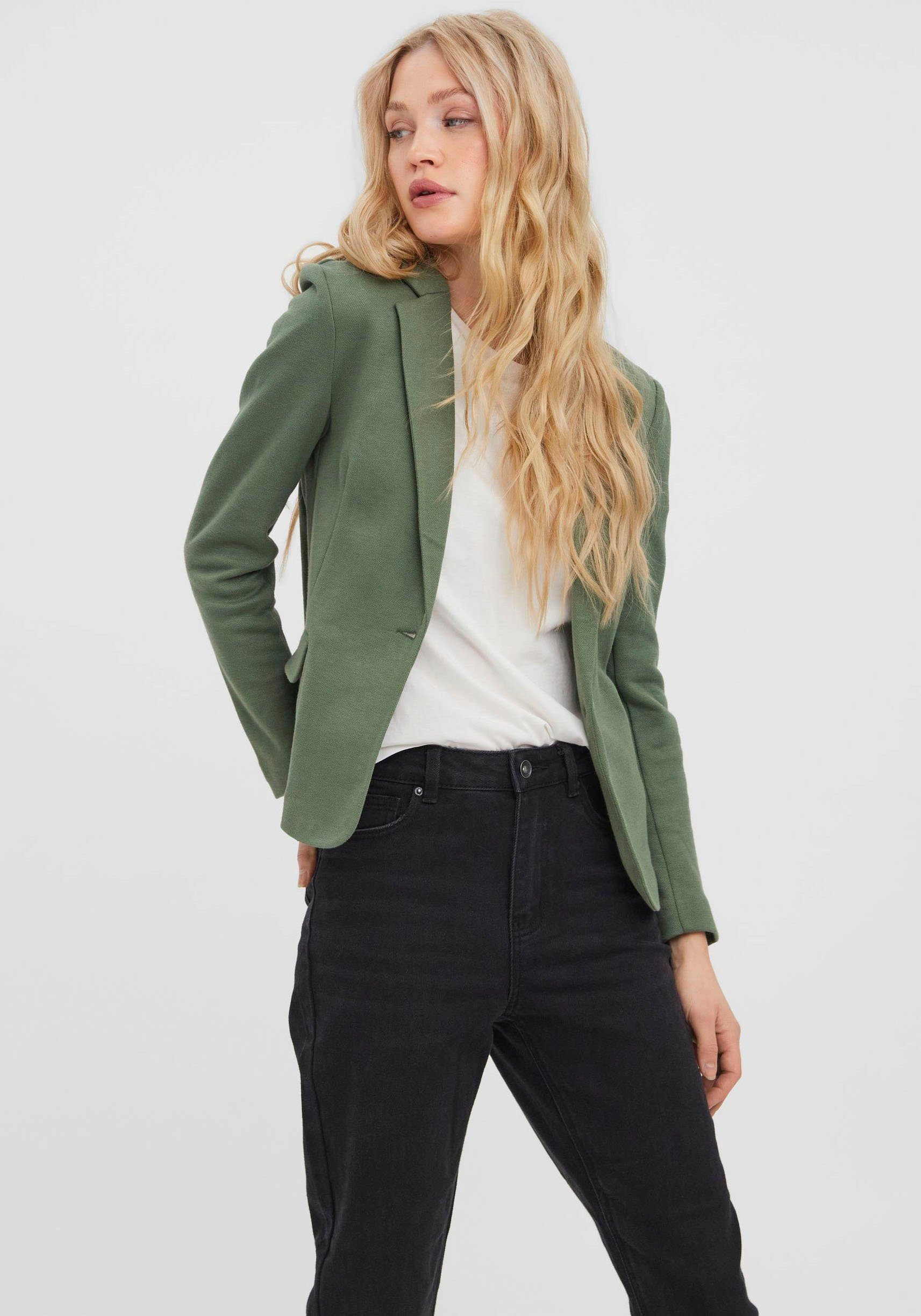 Vero Moda Jerseyblazer VMJULIA LS BLAZER dames blazerjasjes maat 36 (S) groen