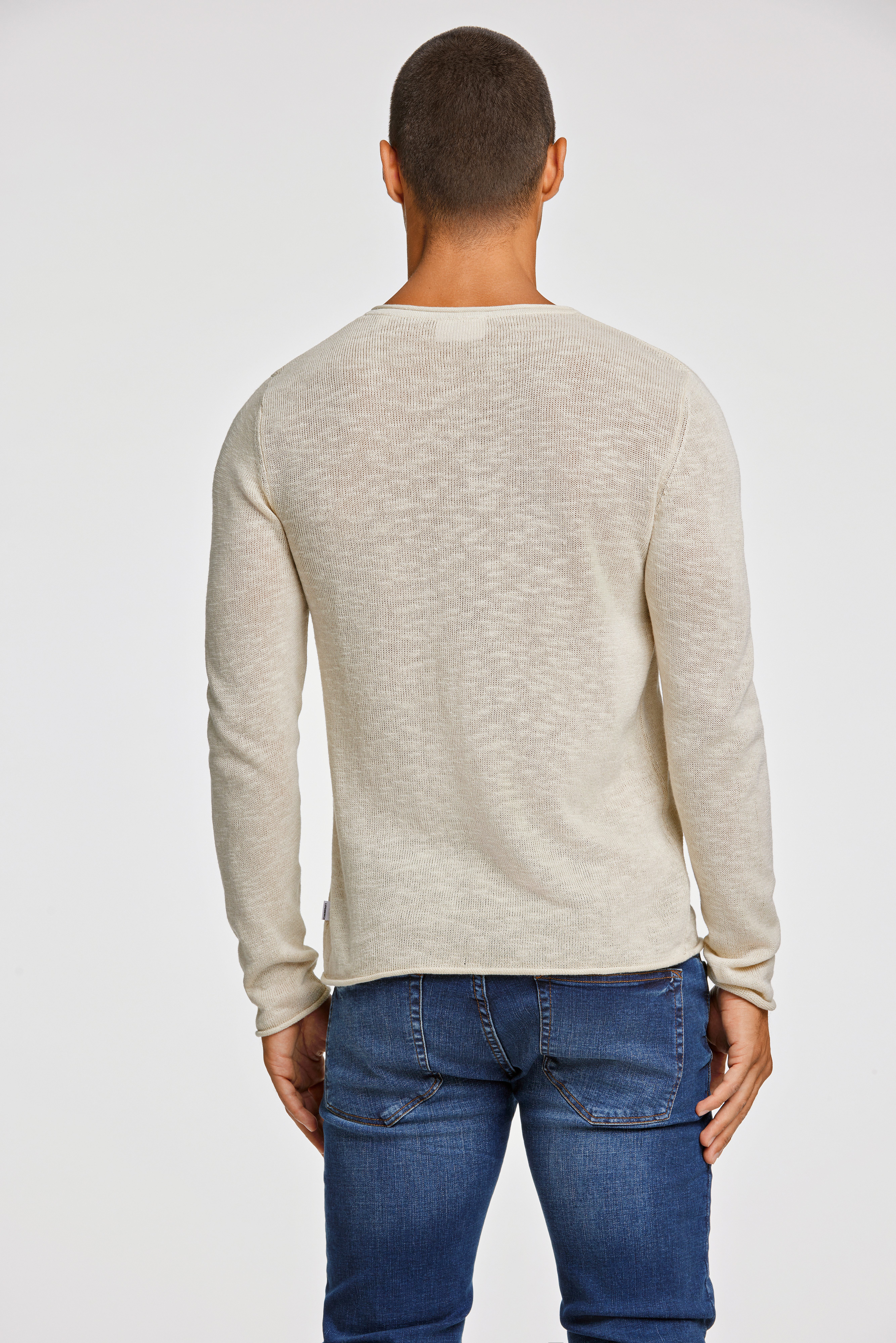 LINDBERGH Gebreide trui met linnen