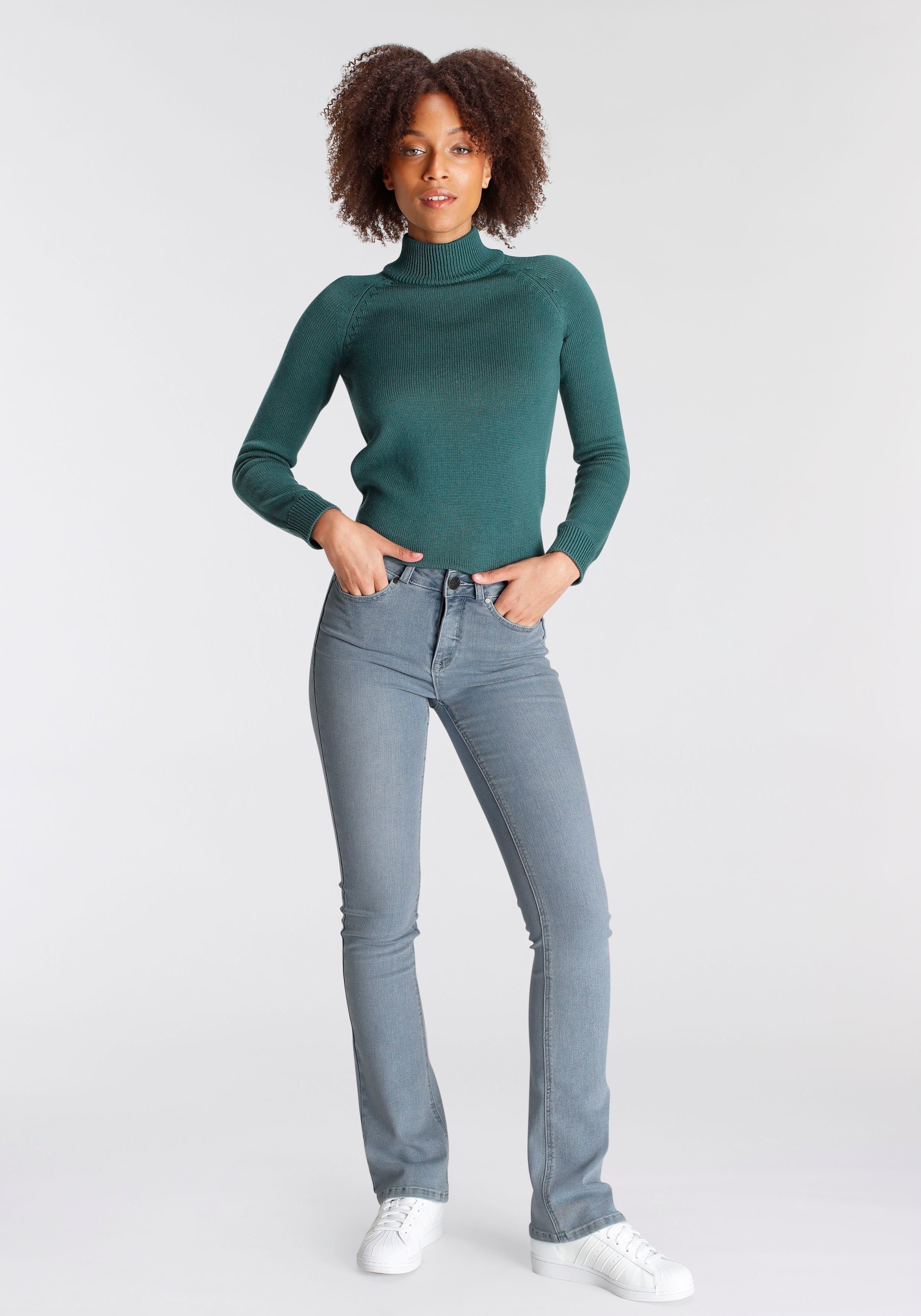 Arizona Bootcut jeans Ultra Soft elastische pasvorm, uitlopende pasvorm, hoge taille